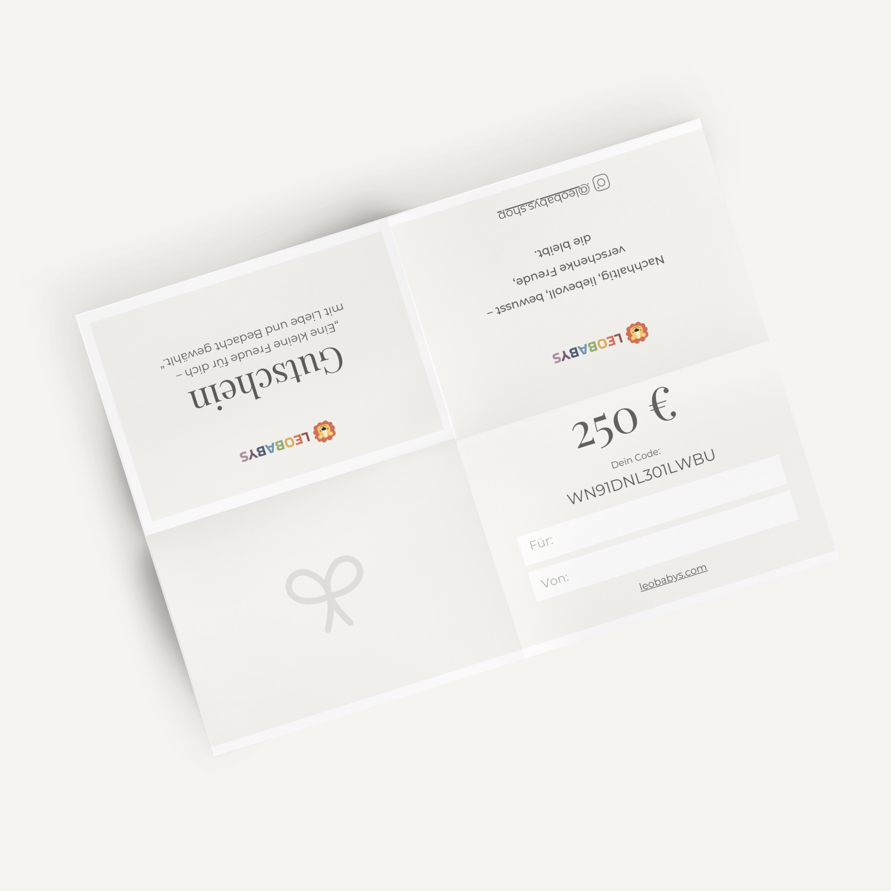250€ Geschenkgutschein - LeoBabys