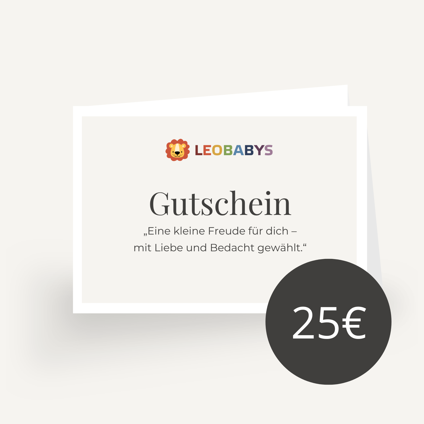 25€ Geschenkgutschein - LeoBabys