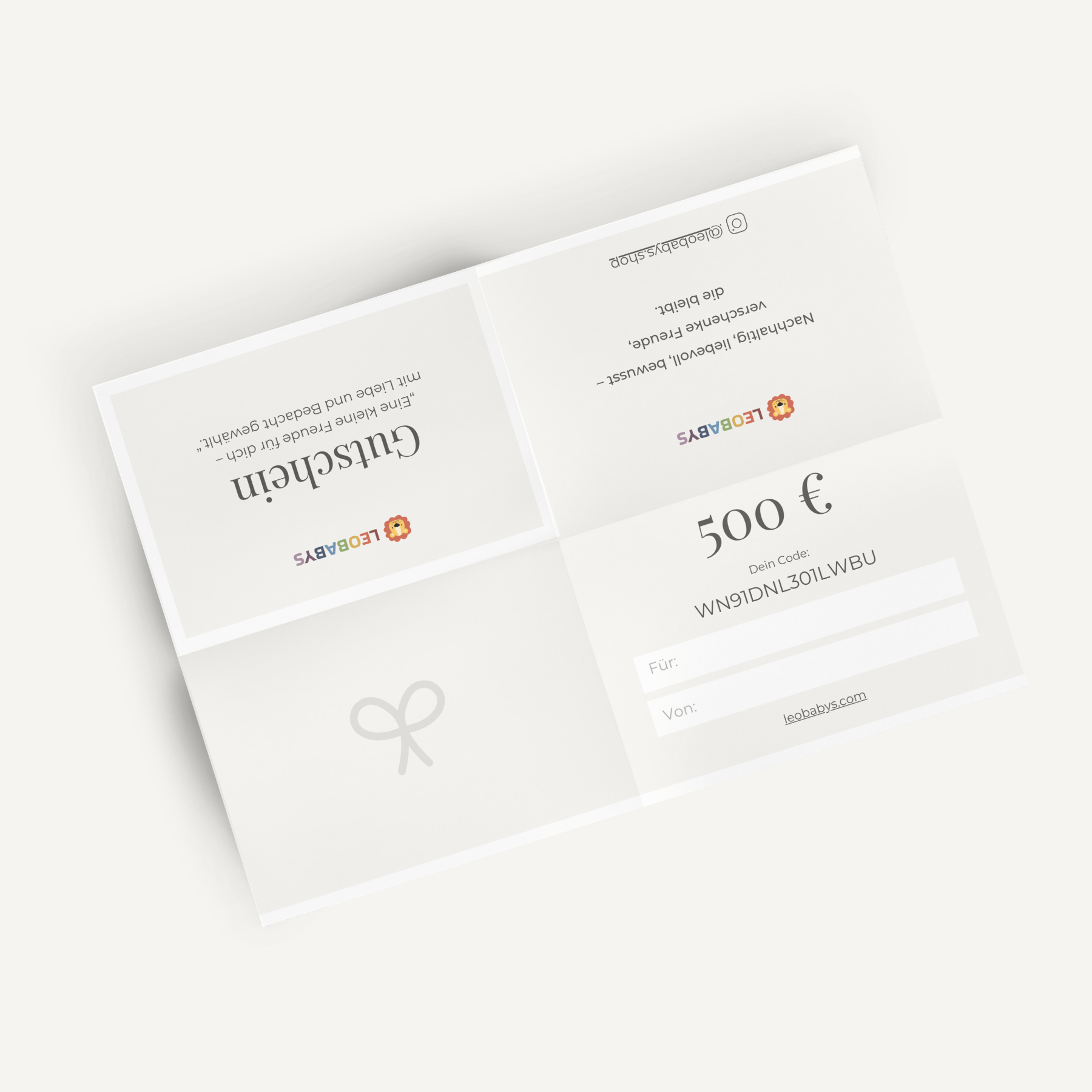 500€ Geschenkgutschein - LeoBabys