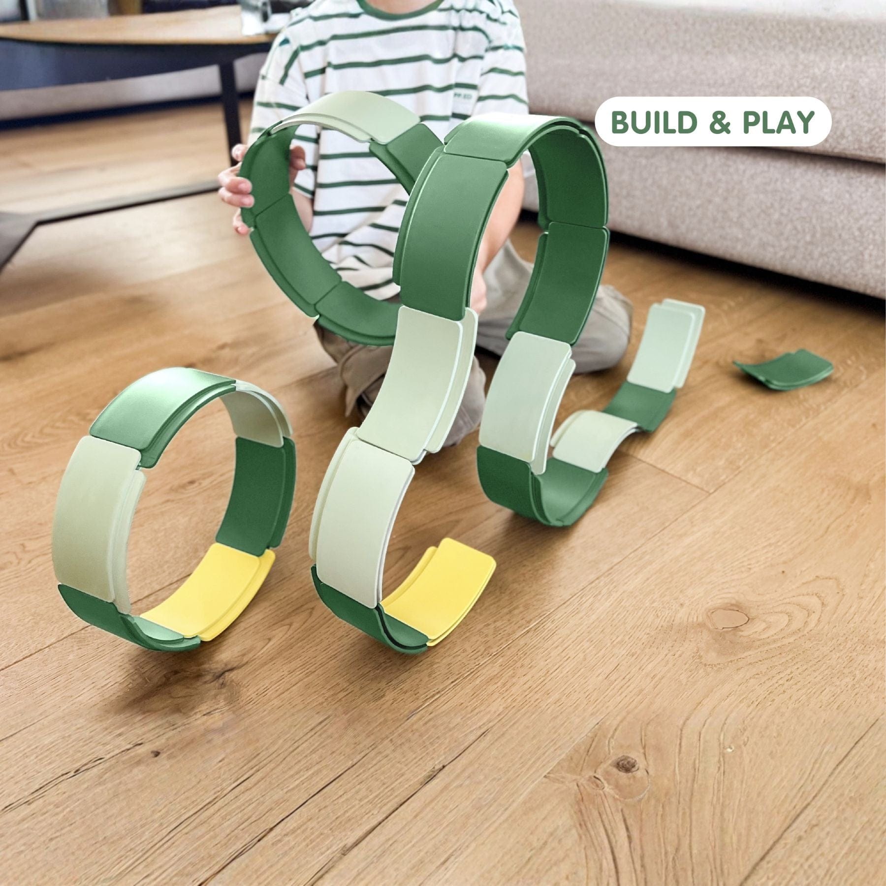 Arches Creator Set – Konstruktionsspielzeug | 36 Boegen | waytoplay