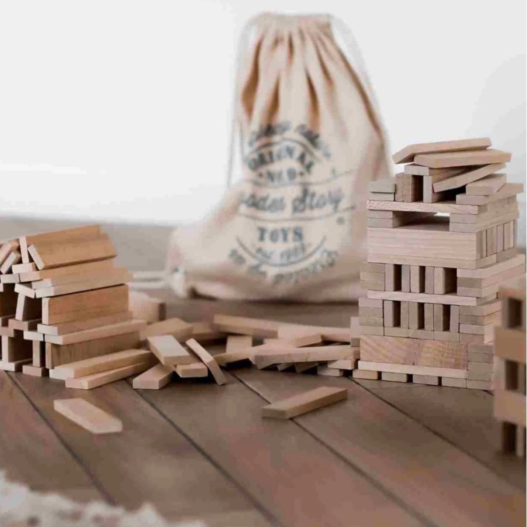 Architectural Blocks - 100 oder 200 Holzbausteine | Wooden Story