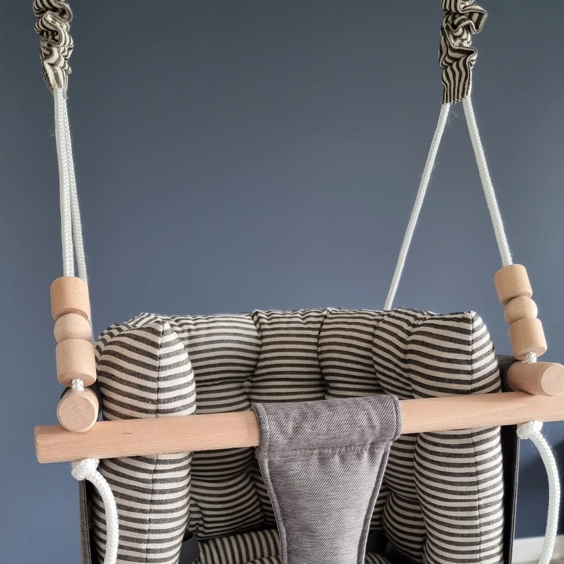 Babyschaukel Luxus wetterfest Dunkelgrau - LeoBabys