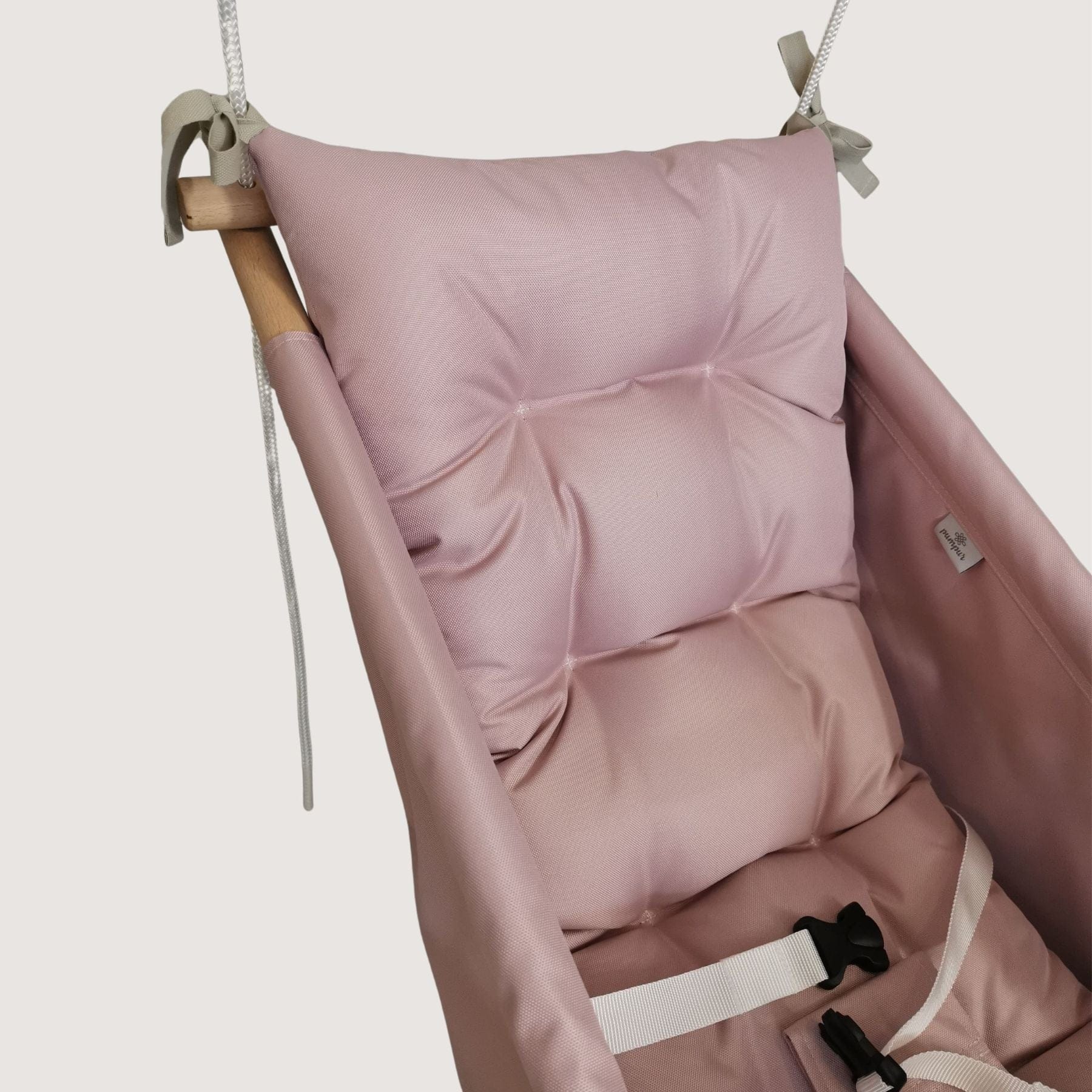 Babyschaukel Babyliegeschaukel wasserfest Rosé - LeoBabys