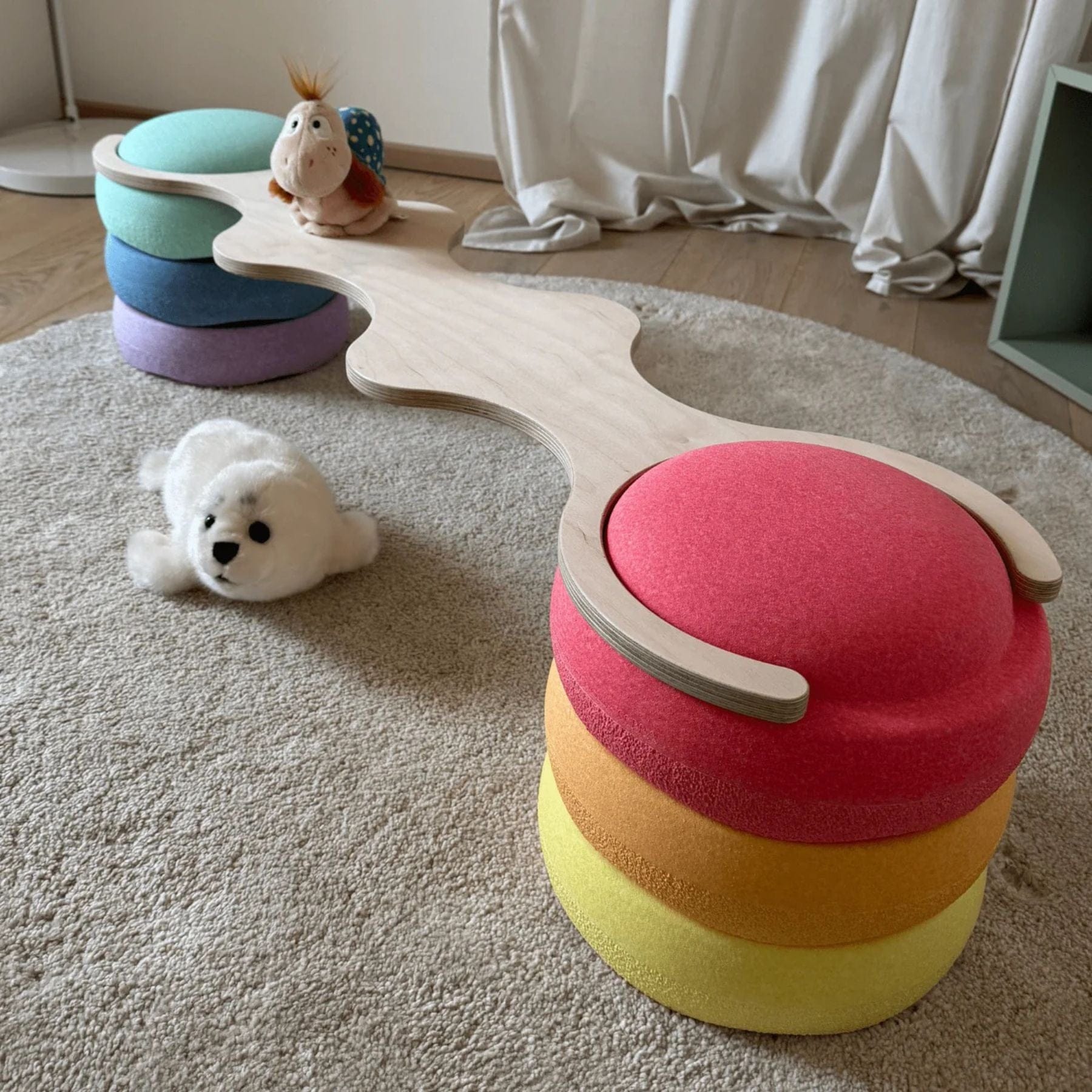 Balance Board - Kamelhöcker Spielbrett Balanciersteg