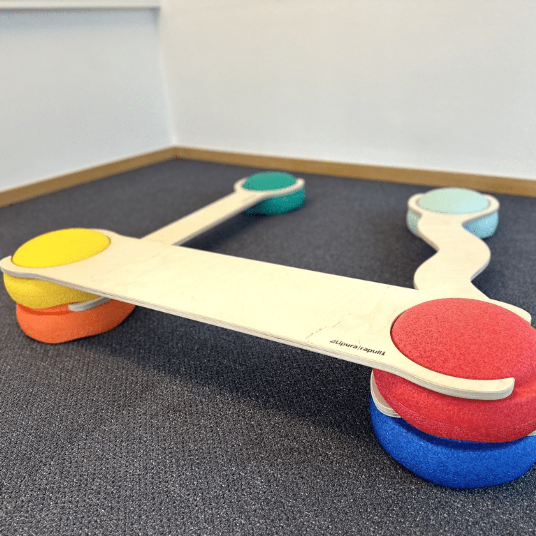 Balancebrücken Balancierbretter Balanciersteg 6+2er Set mit Wolkensteinen