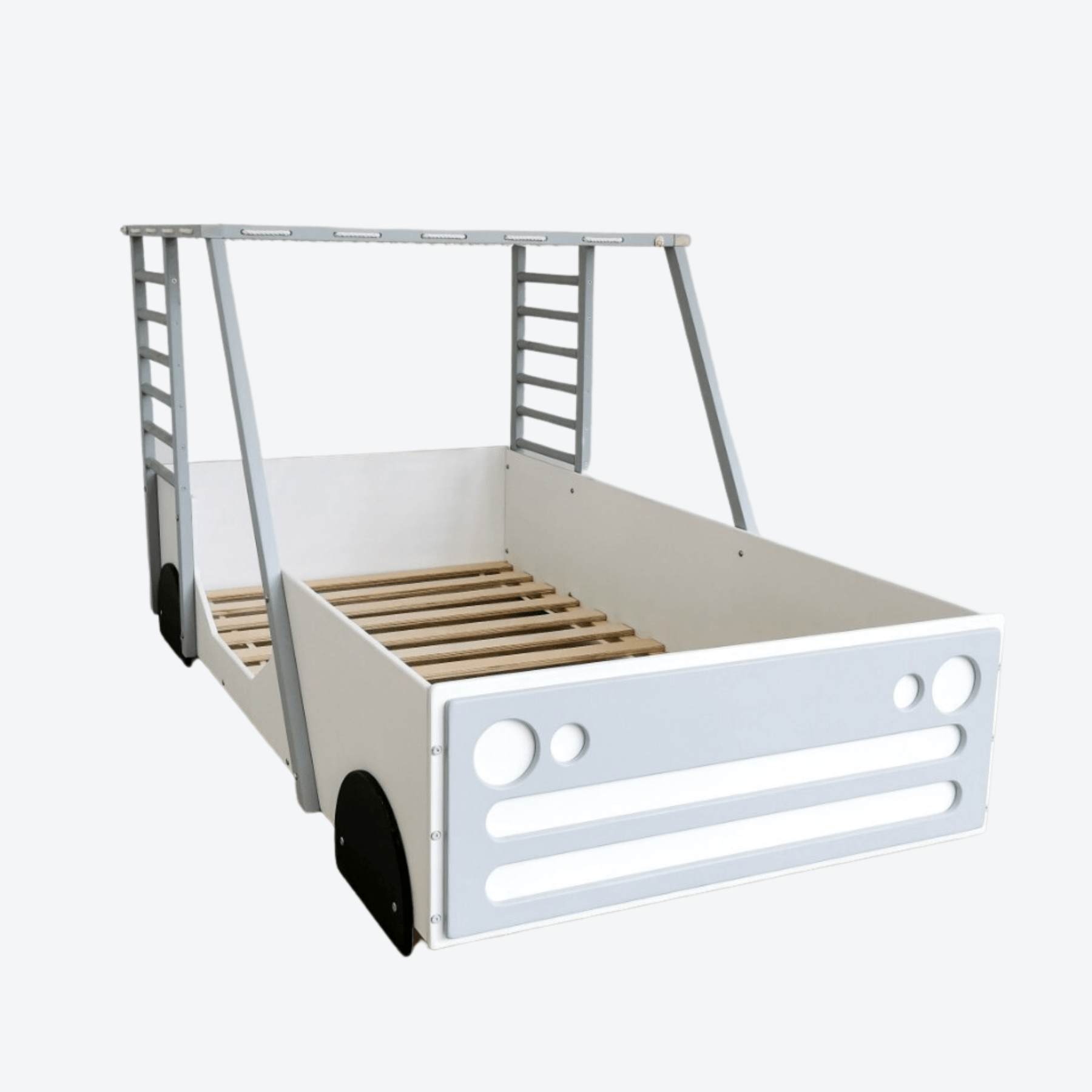 Bodenbett Montessori Kinder Autobett Klettergerüst - LeoBabys