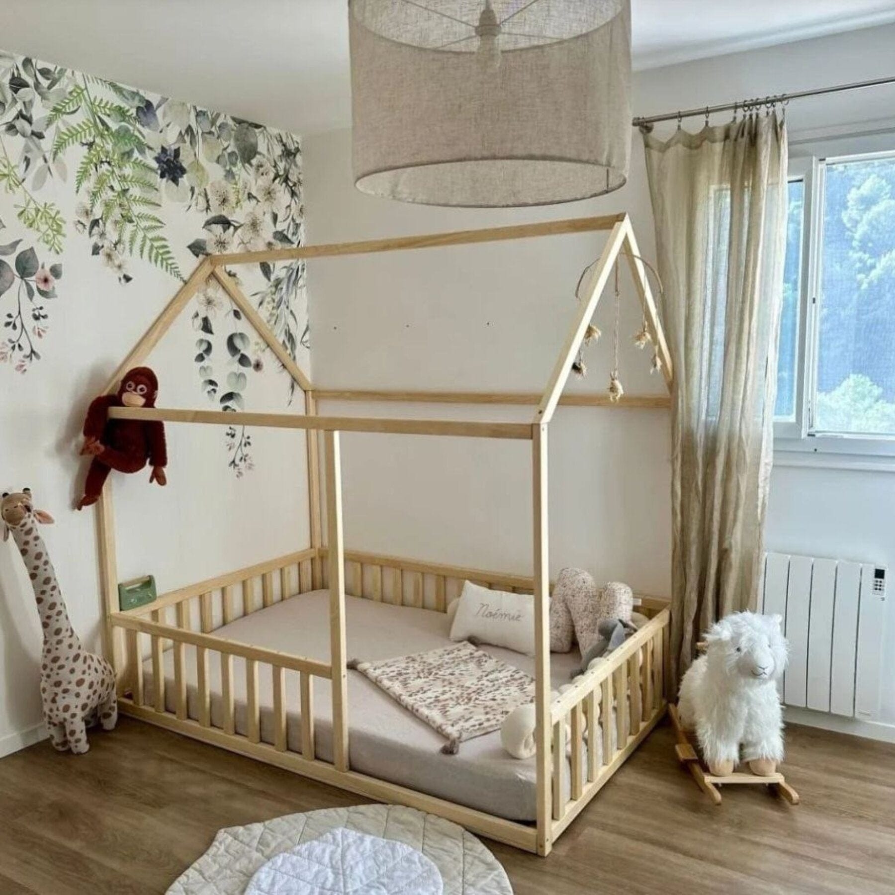 Kinderbett Bodenbett Hausbett Design - LeoBabys