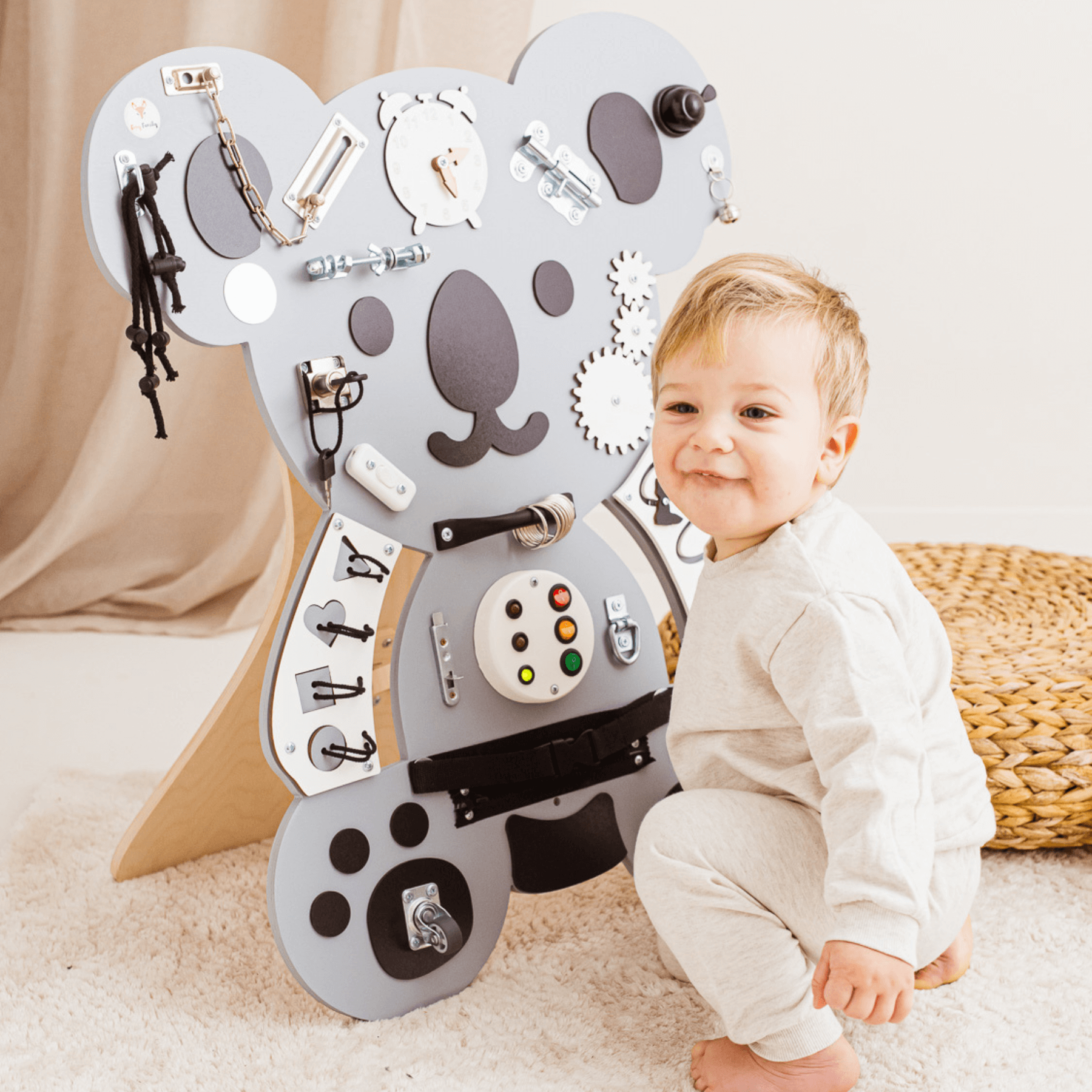 Busy Board - Activity Board Koala Oskar - LeoBabys