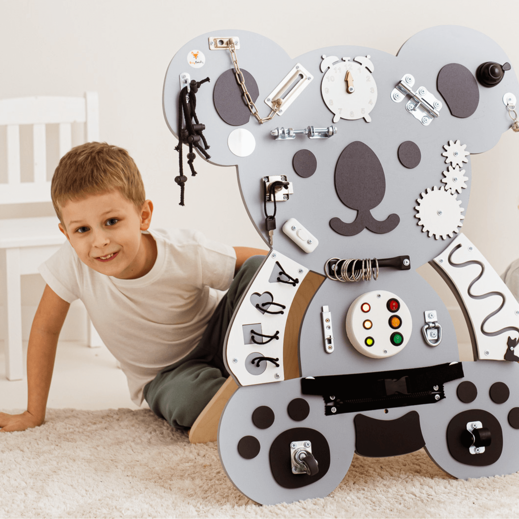 Busy Board - Activity Board Koala Oskar - LeoBabys