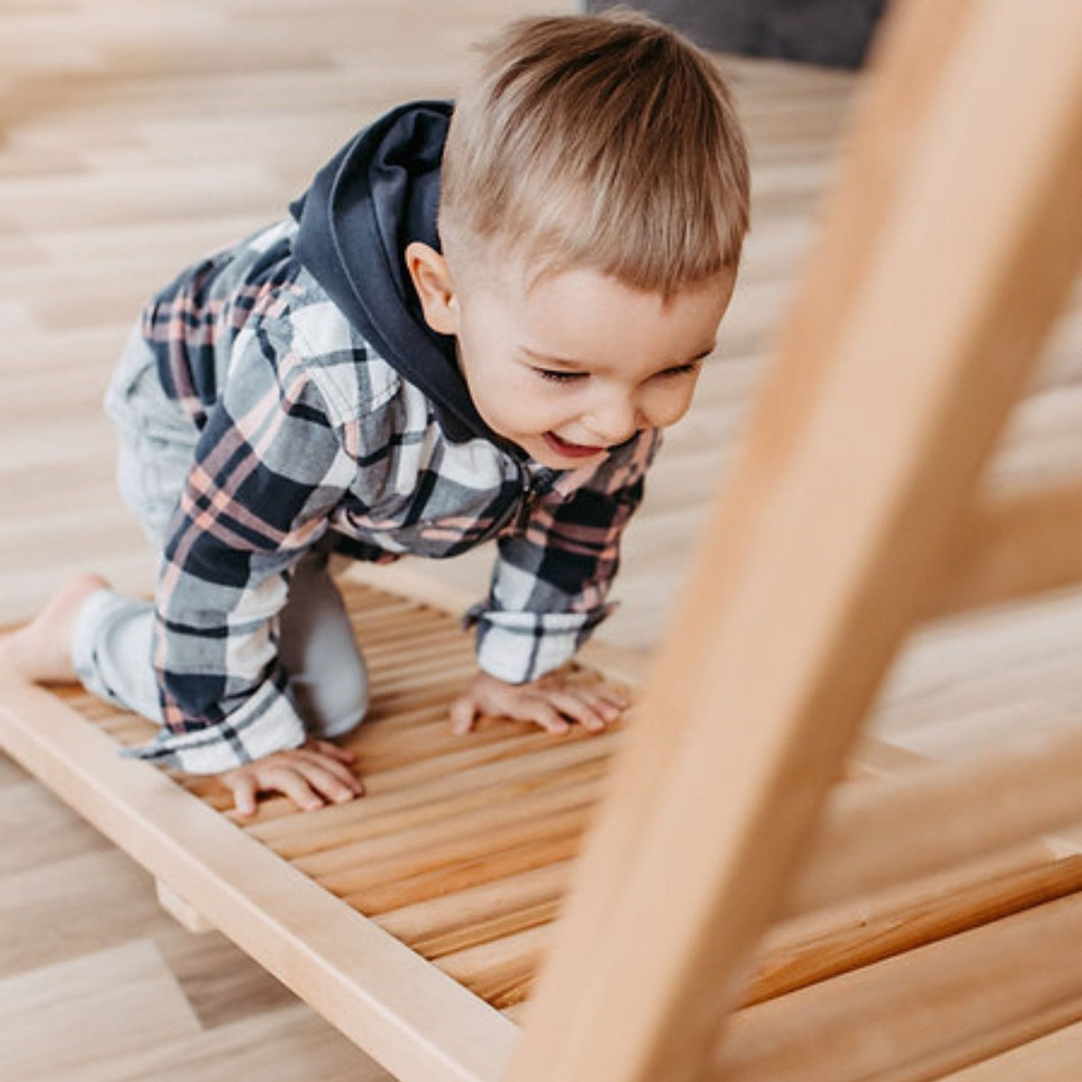 CLIFF Rollerrutsche aus Holz, Rollenrutsche für Klettergerüste - LeoBabys