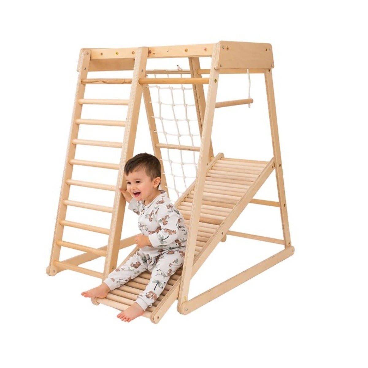 CLIFF Rollerrutsche aus Holz, Rollenrutsche für Klettergerüste - LeoBabys