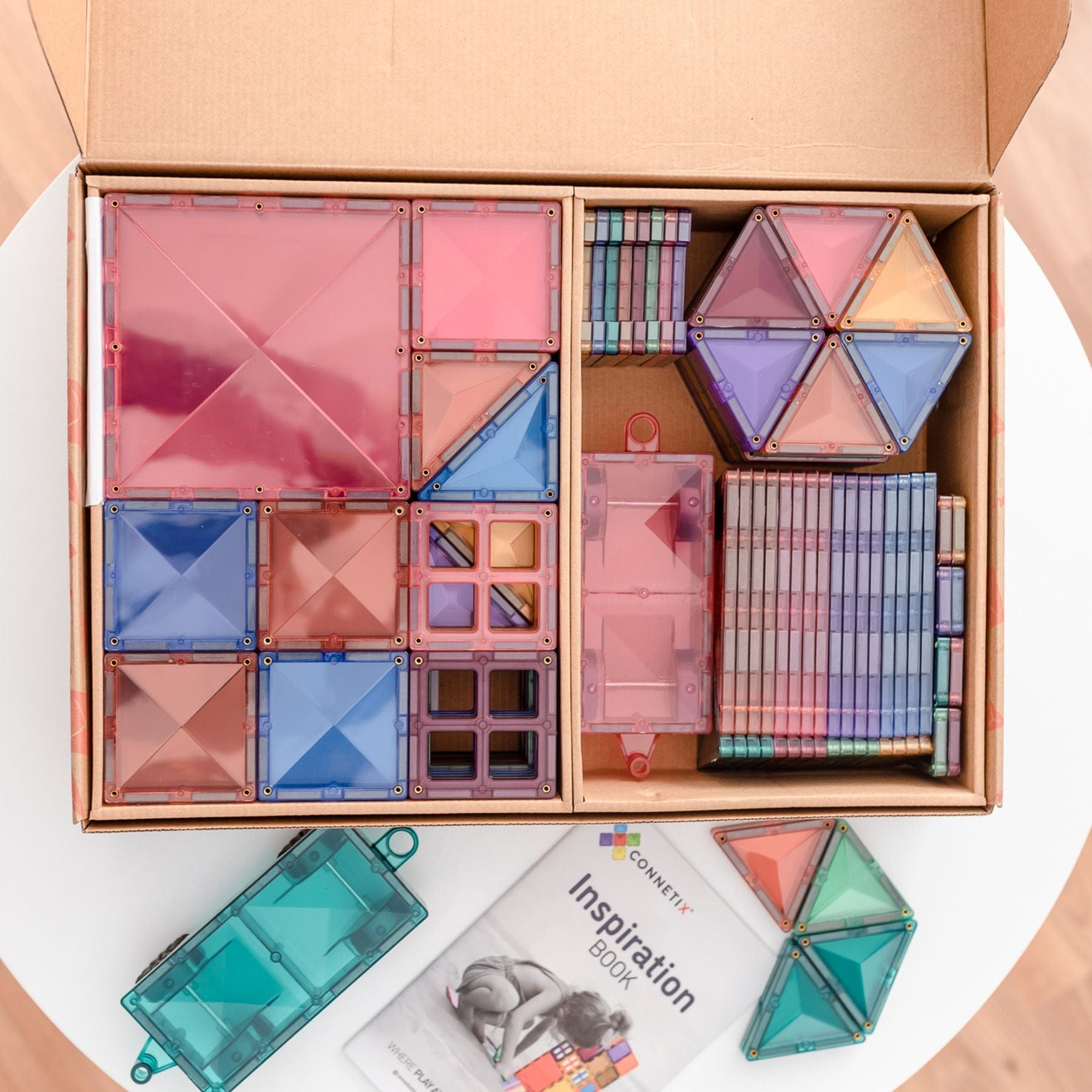 Connetix Pastel Mega Pack — 202 Magnetbausteine - LeoBabys