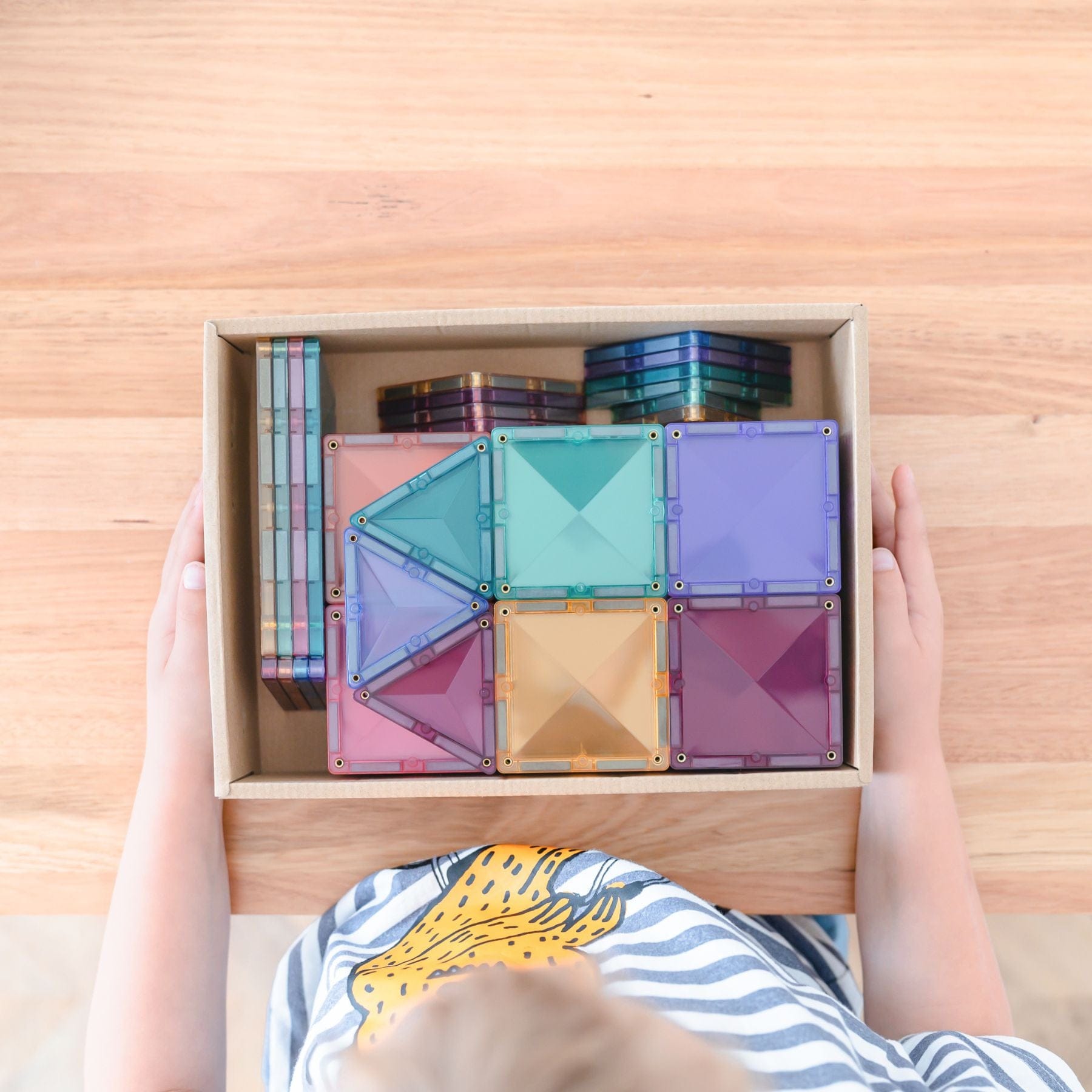 Connetix Pastel Starter Pack — 64 Magnetbausteine - LeoBabys