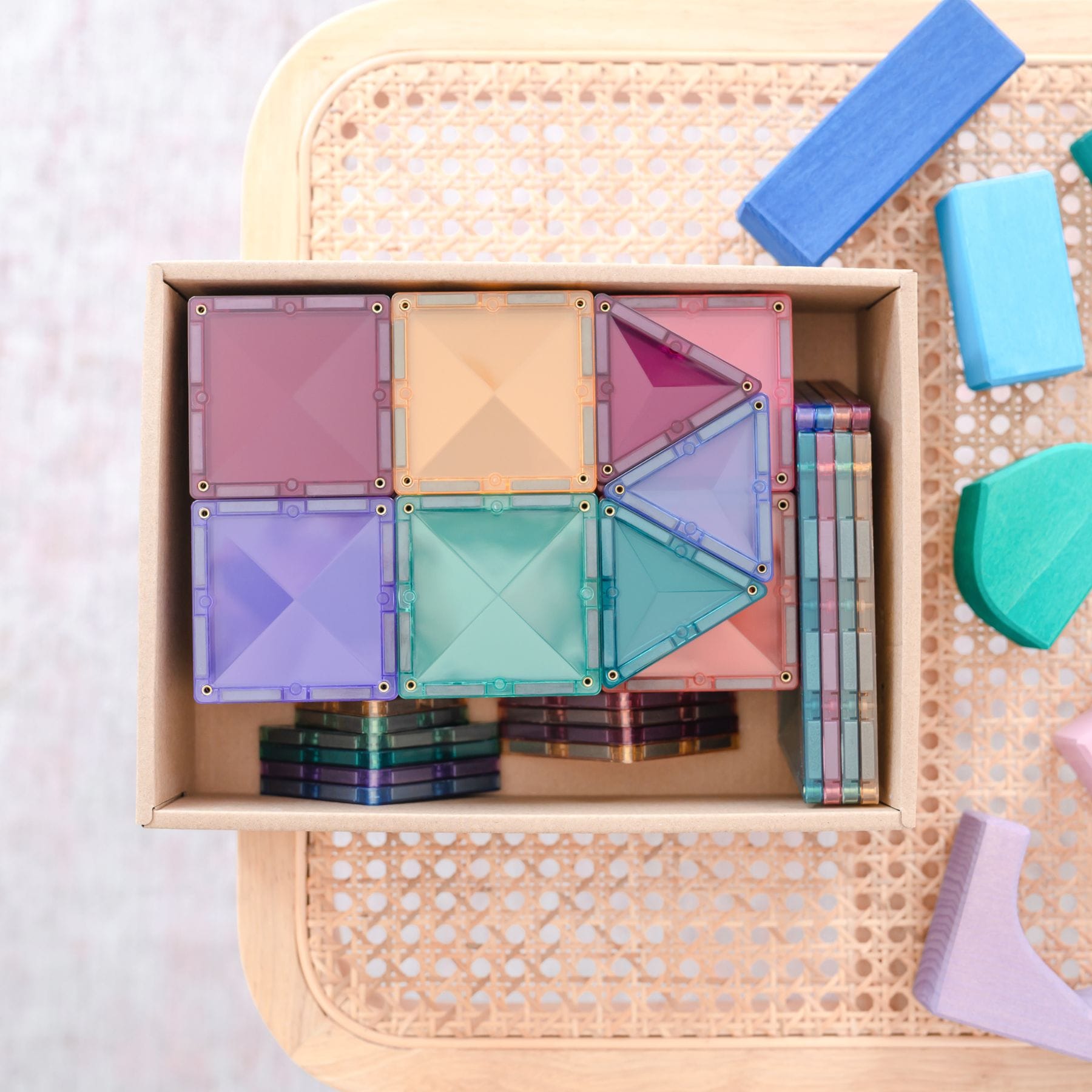 Connetix Pastel Starter Pack — 64 Magnetbausteine - LeoBabys