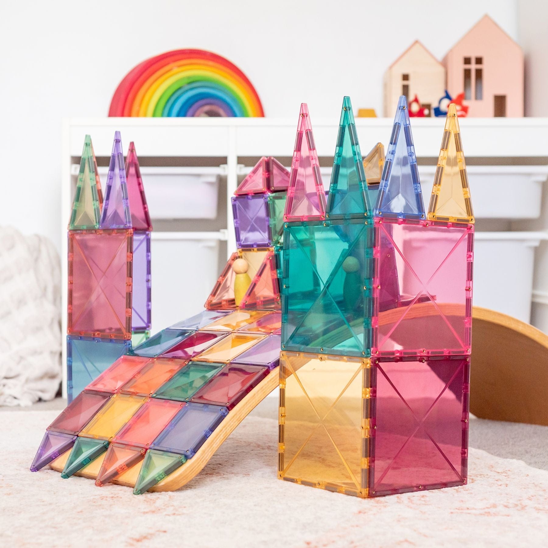 Connetix Pastel Starter Pack — 64 Magnetbausteine - LeoBabys