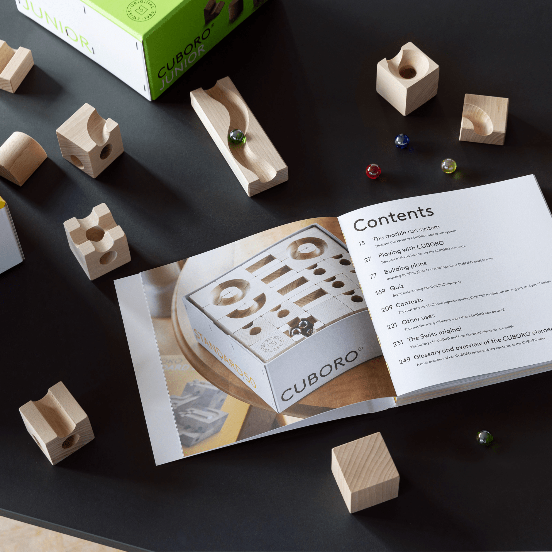 CUBORO DAS BUCH zur Kugelbahn - Tricks, Tipps, Aufgaben und Spielideen - LeoBabys