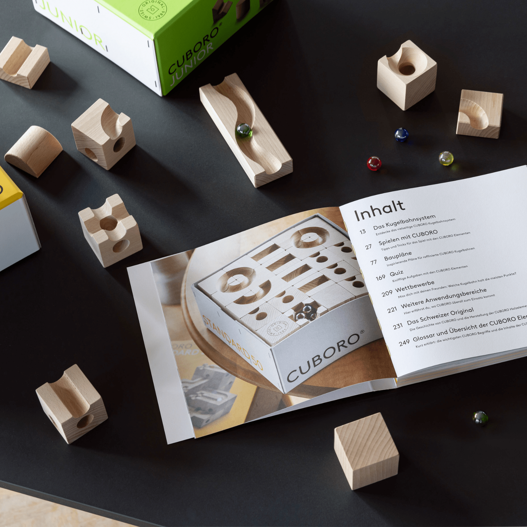 CUBORO DAS BUCH zur Kugelbahn - Tricks, Tipps, Aufgaben und Spielideen - LeoBabys