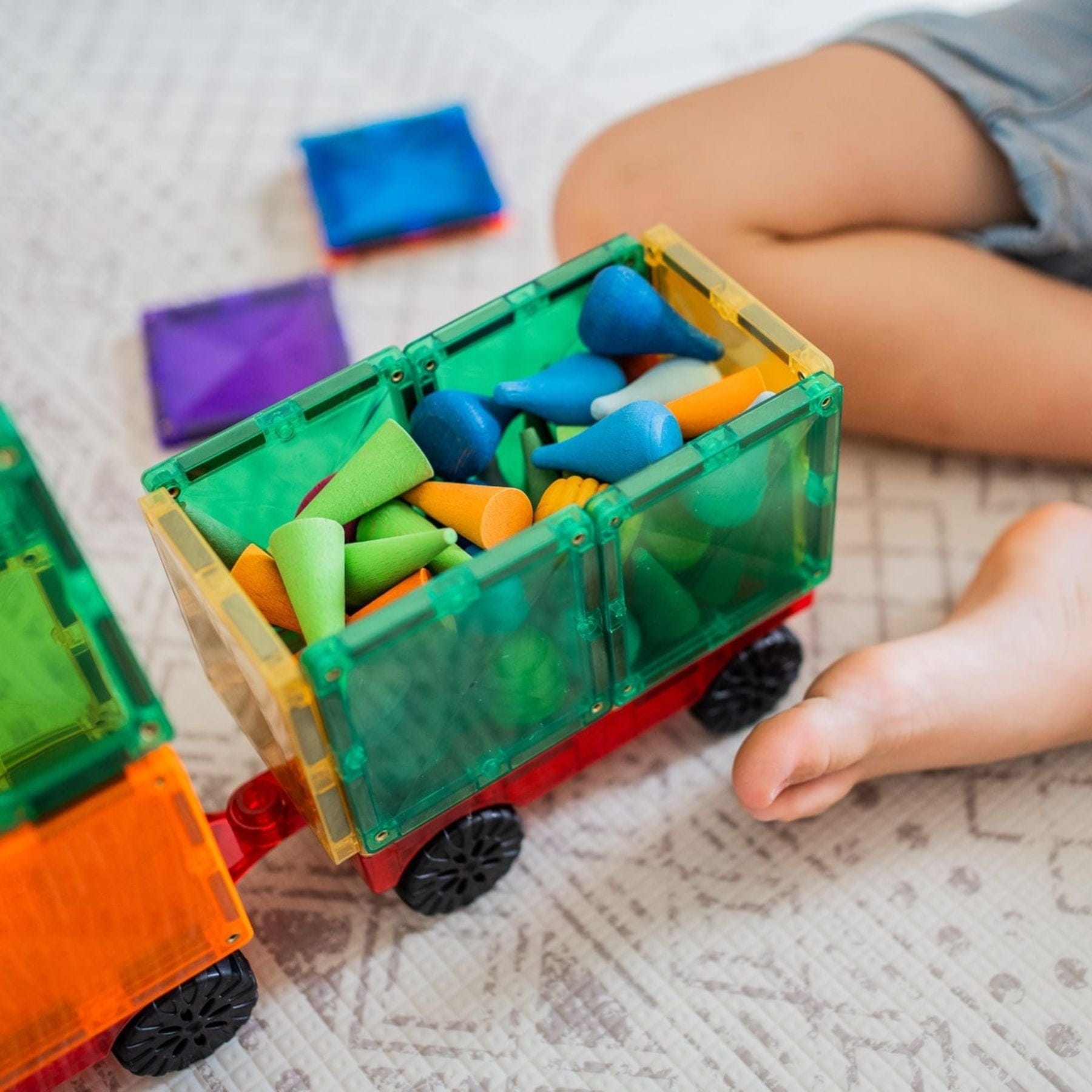 Connetix Rainbow Motion Pack — 24 Magnetbausteine - LeoBabys