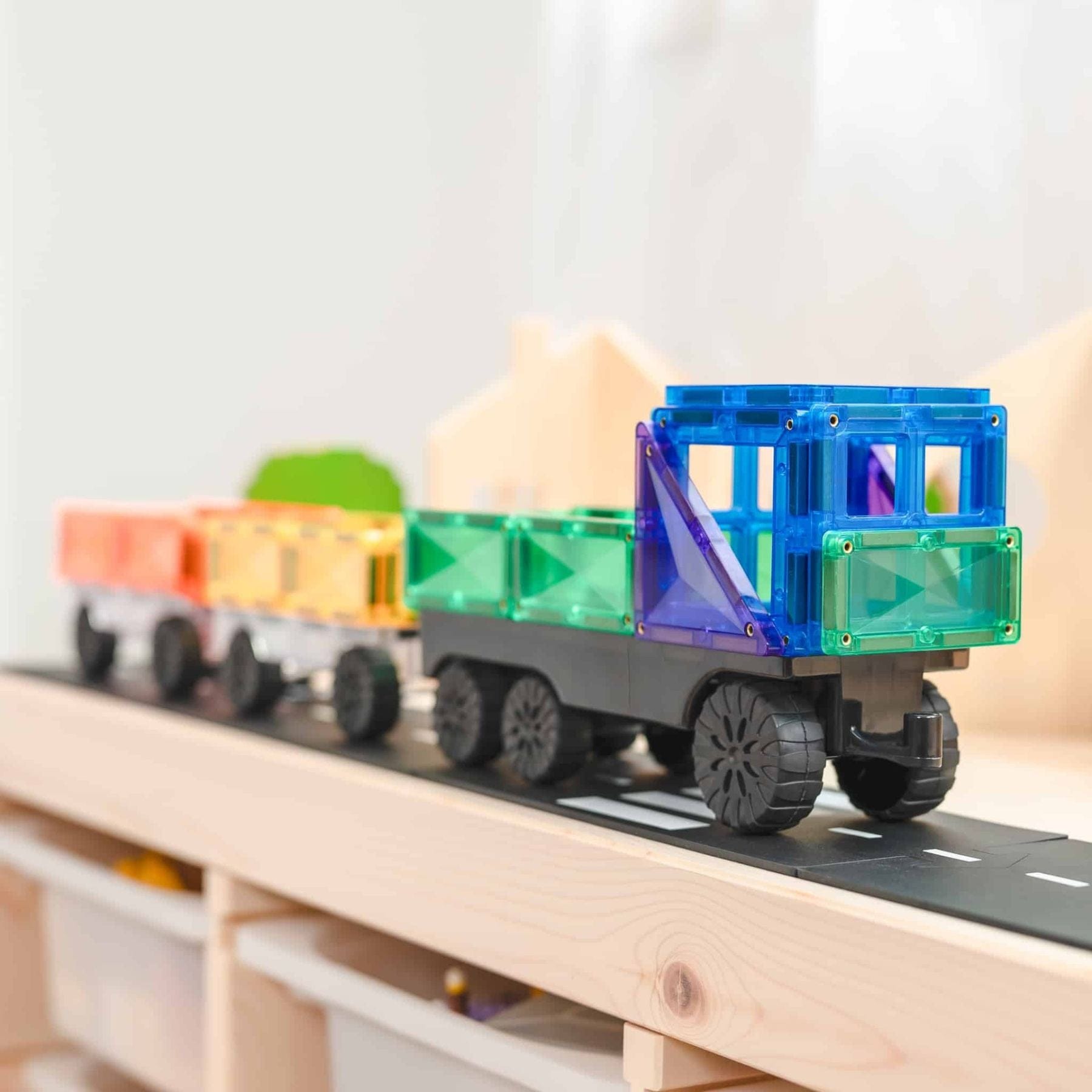 Connetix Rainbow Transport Pack — 50 Magnetbausteine - LeoBabys