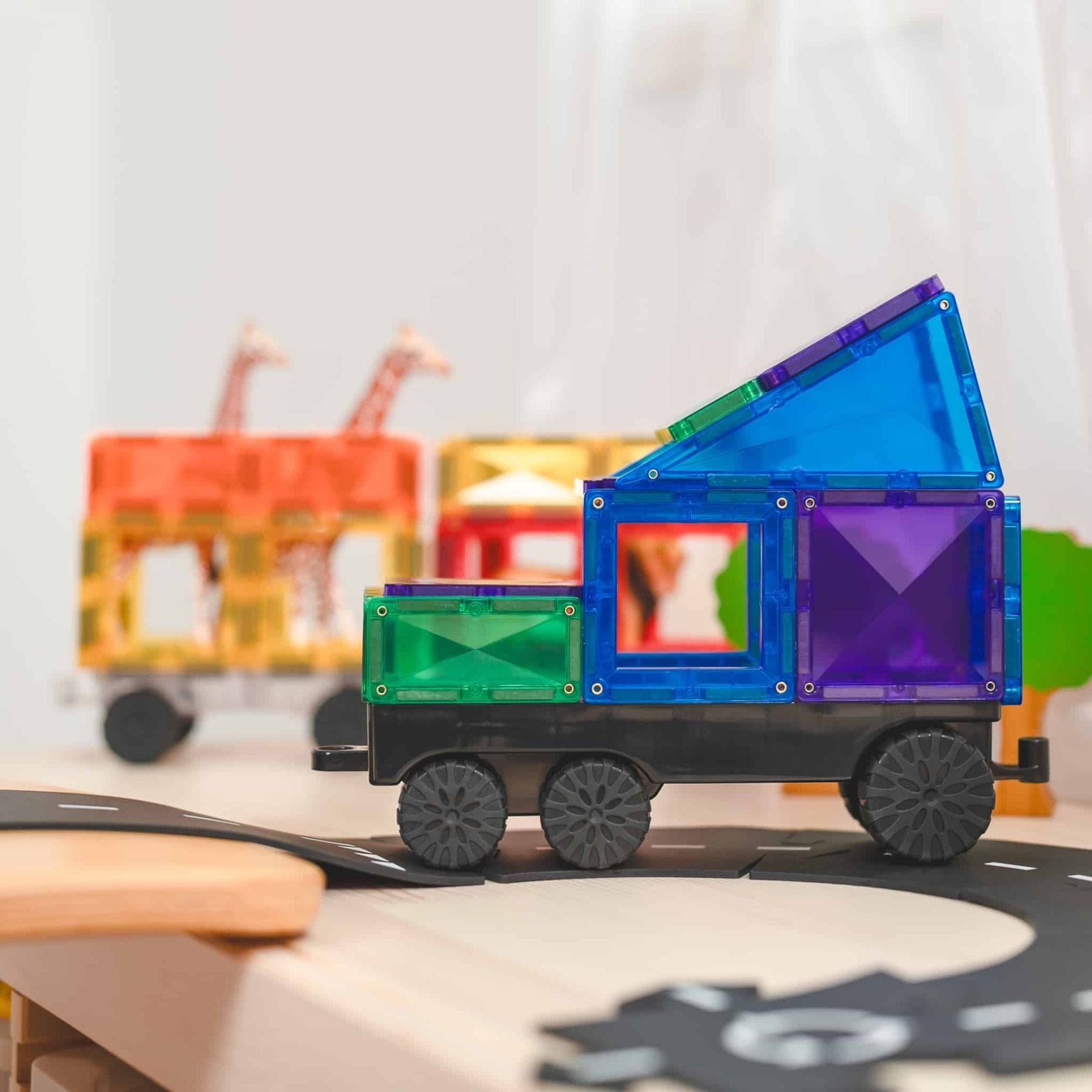 Connetix Rainbow Transport Pack — 50 Magnetbausteine - LeoBabys