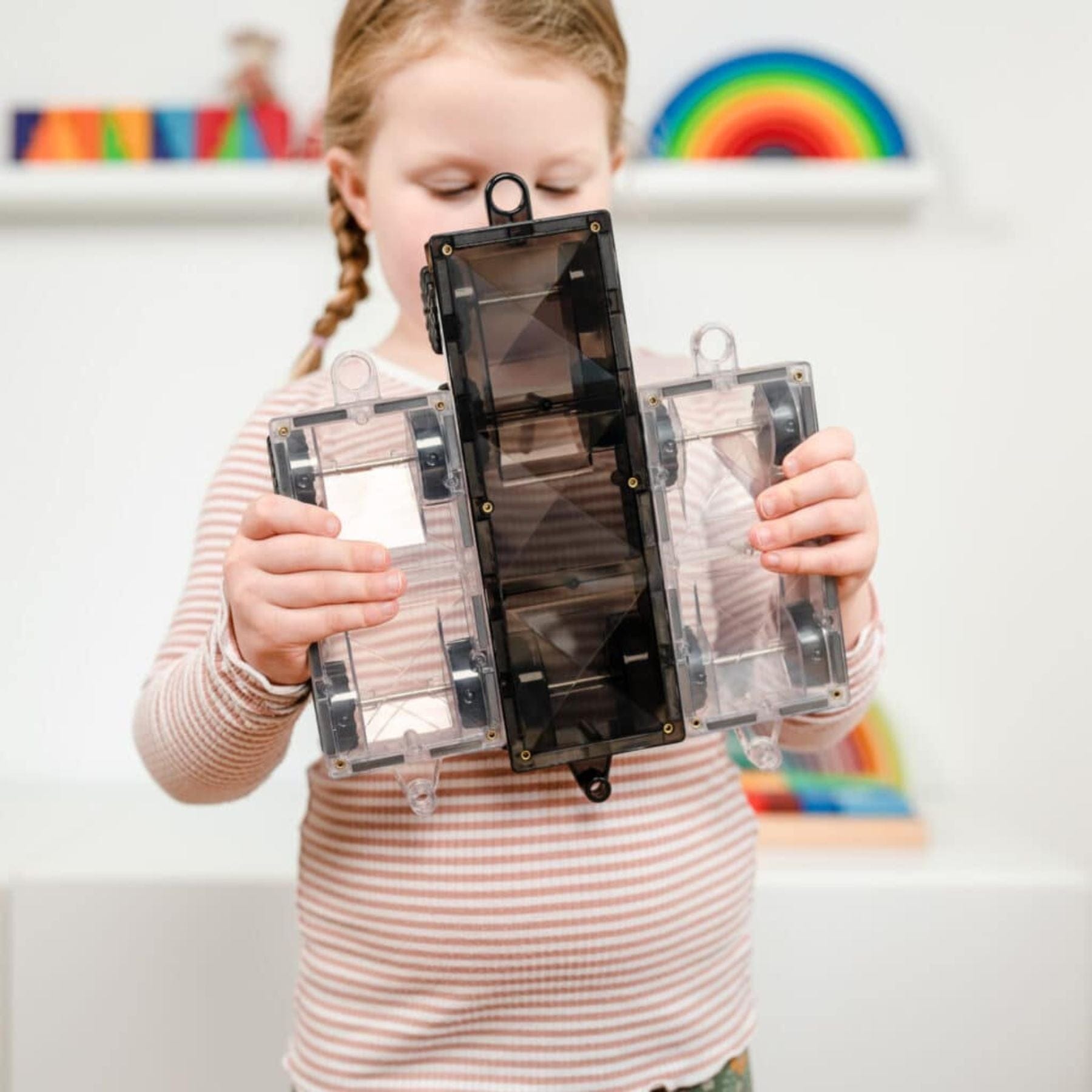 Connetix Rainbow Transport Pack — 50 Magnetbausteine - LeoBabys