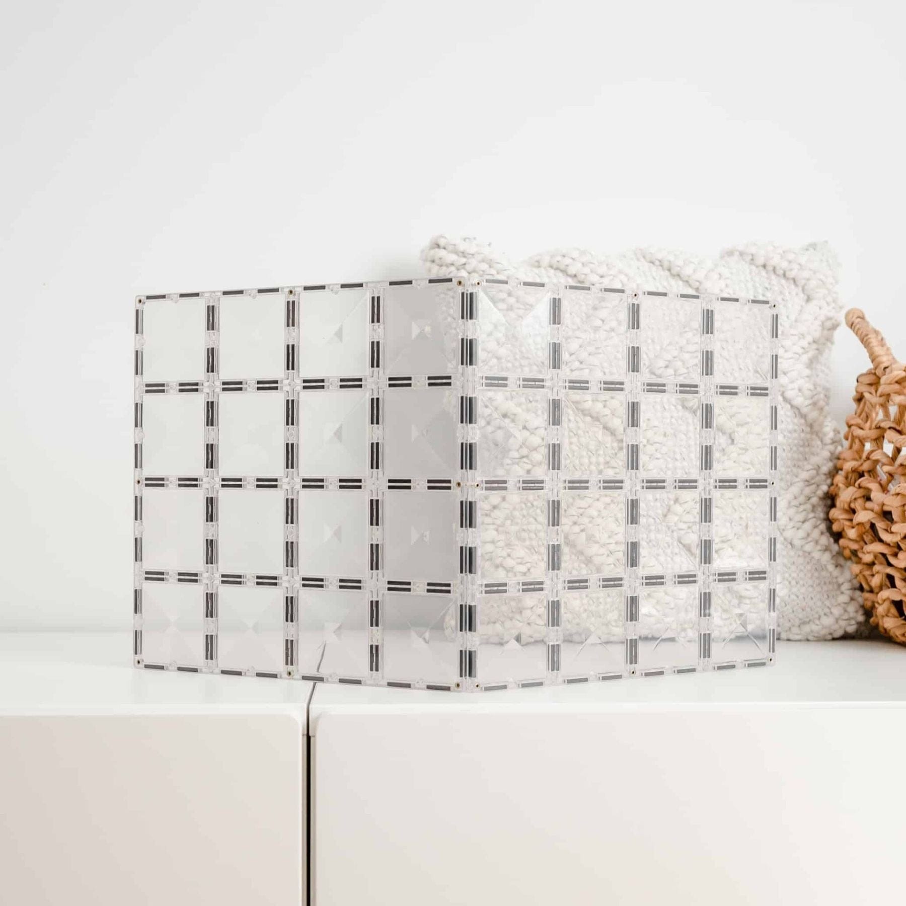 Connetix Clear Base Plate Pack — 2 transparente Grundplatten - LeoBabys