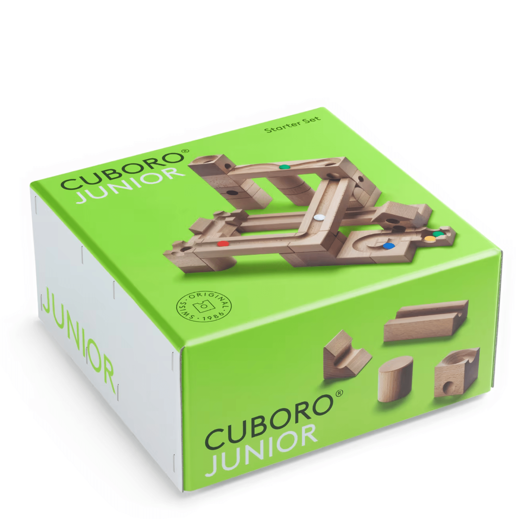 Cuboro JUNIOR - Kugelbahn - Starter Set - LeoBabys