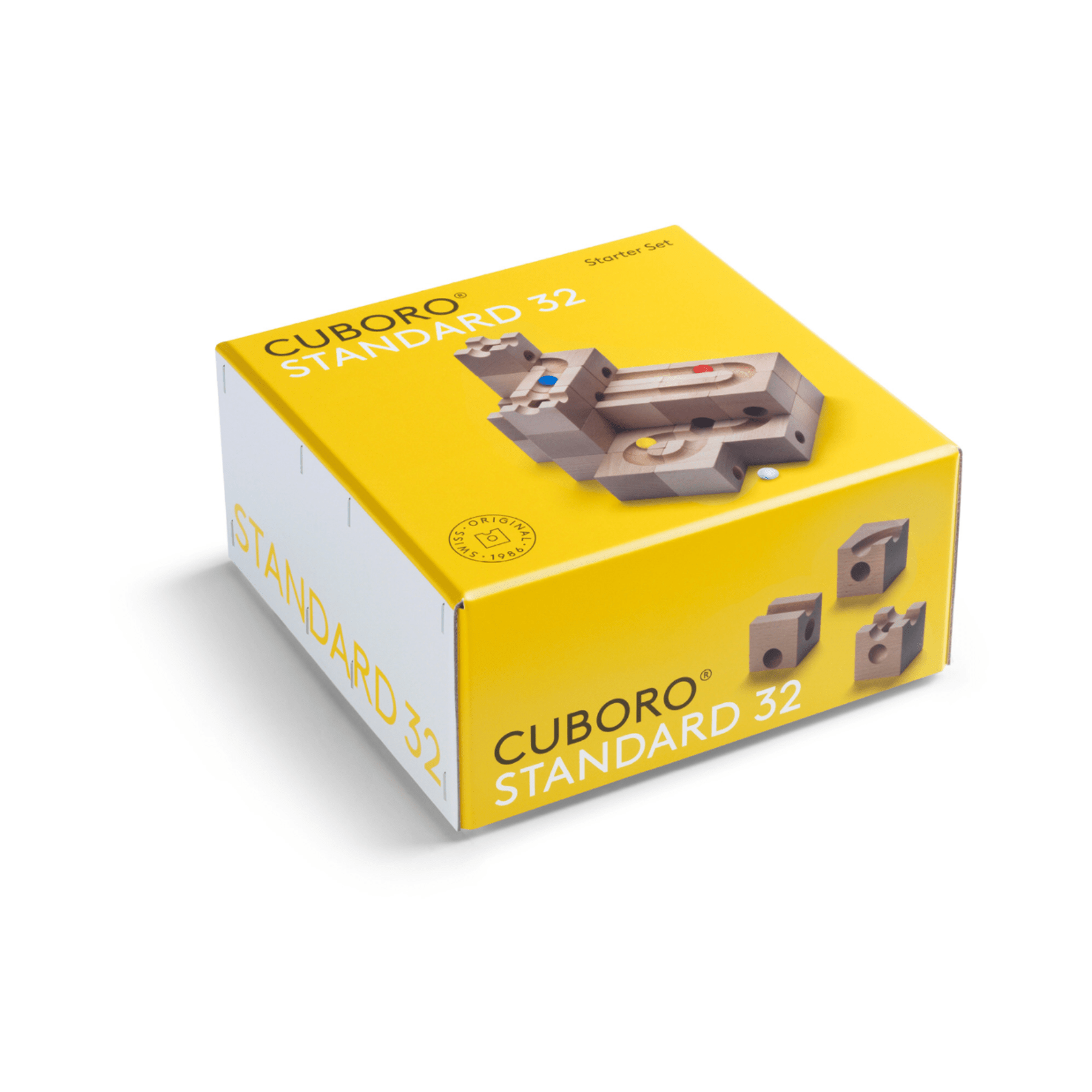 Cuboro STANDARD 32 - Kugelbahn - mittlere Starter Set - LeoBabys