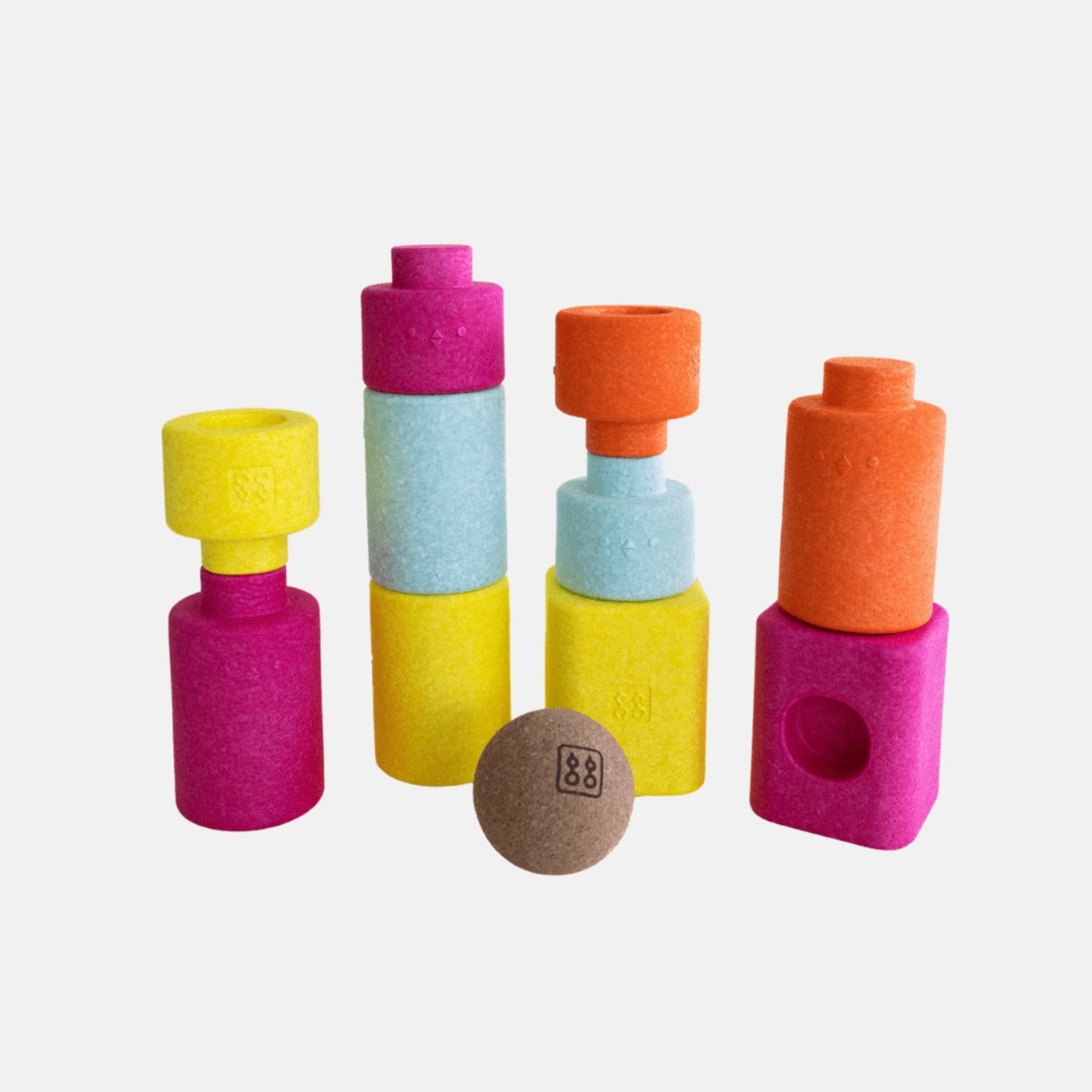 Kreativbausteine FANTASIFYR 11 Teile | bygge Schaumstoffbausteine - LeoBabys