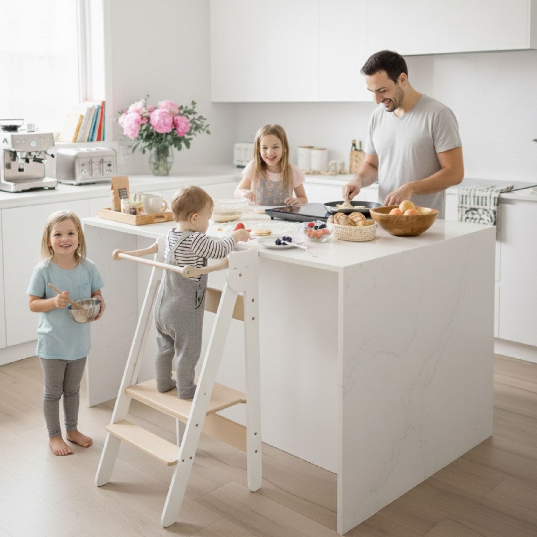 Faltbarer Lernturm klappbar - Tier Design - LeoBabys