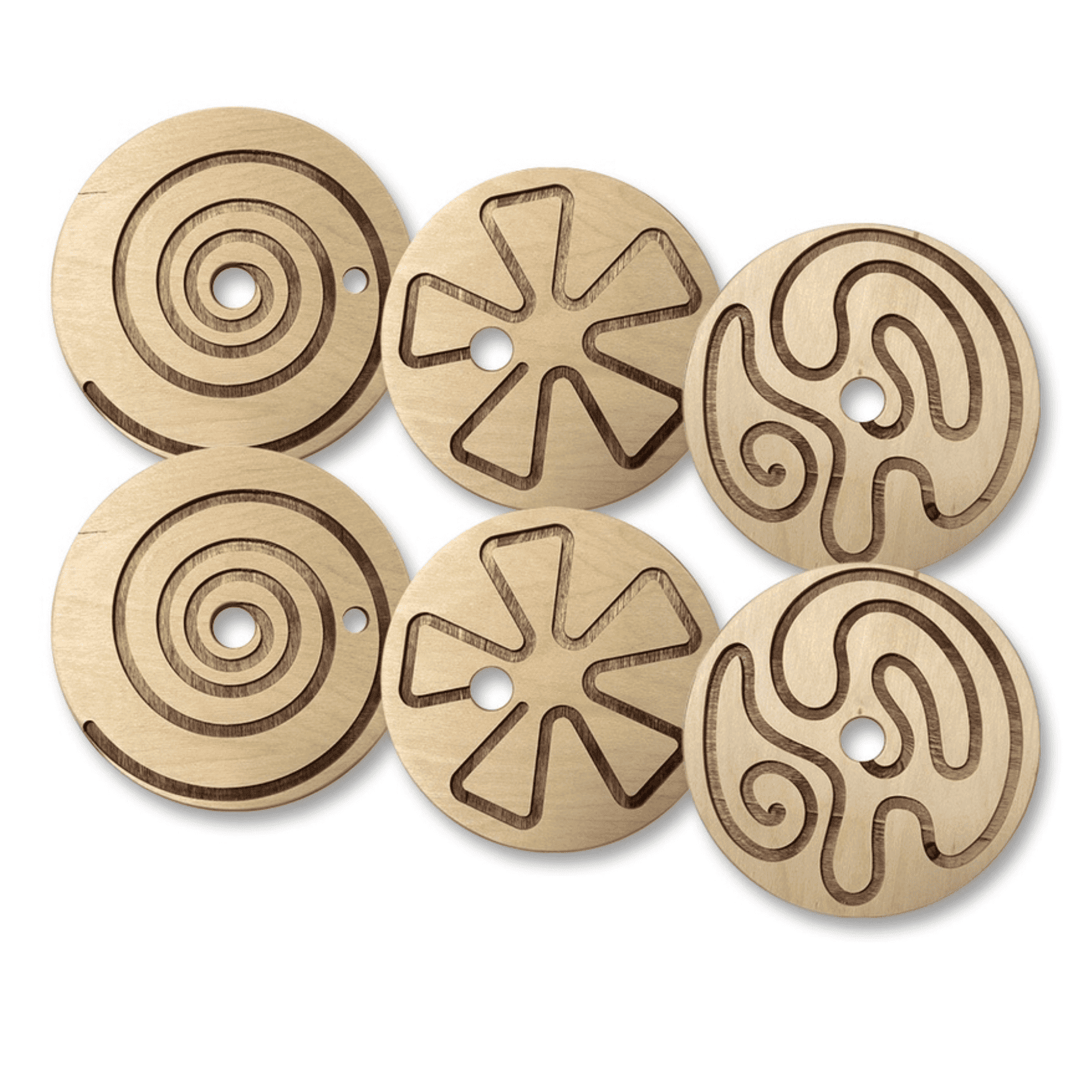 Feinmotorikscheiben 6er-Set