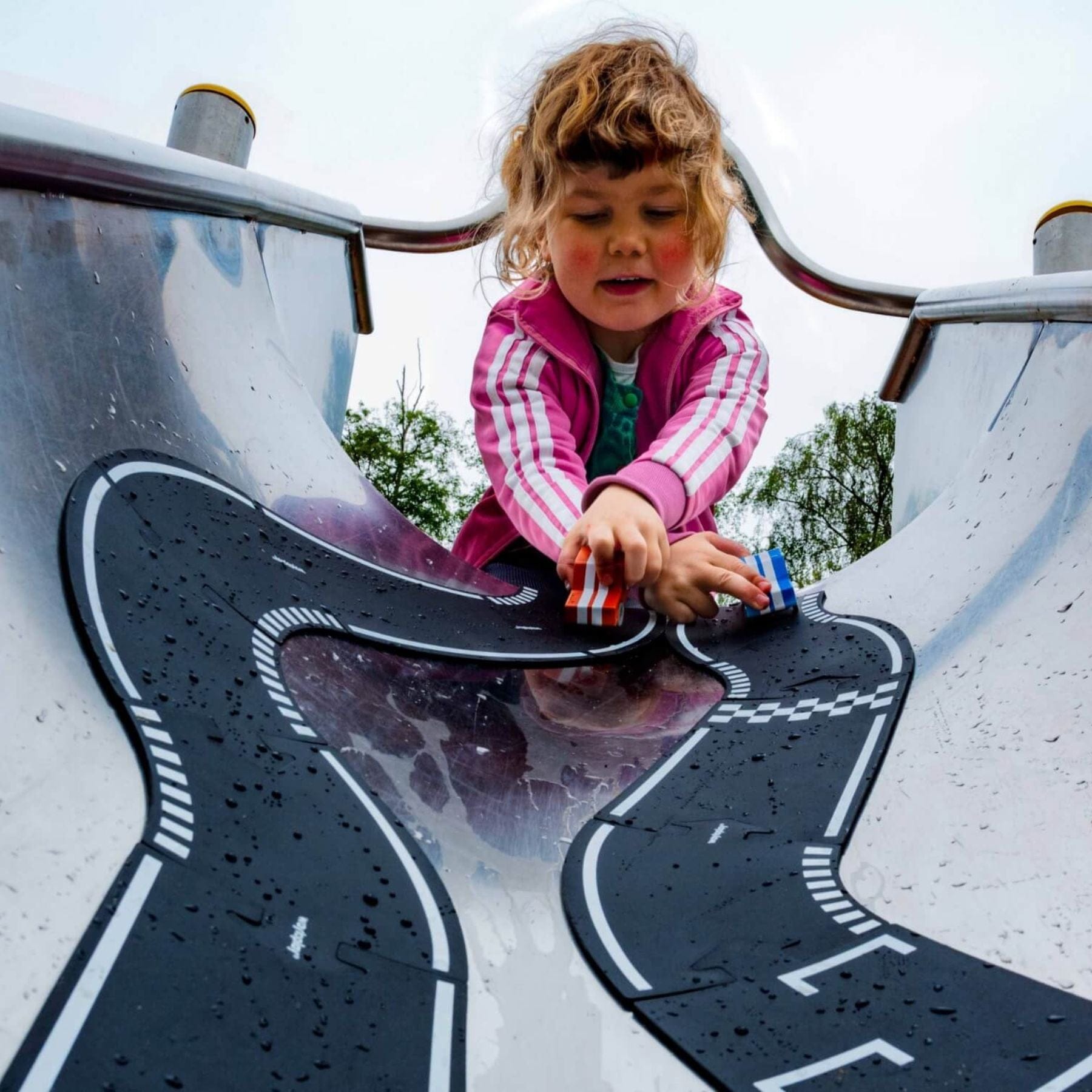 Flexible Rennstrecke aus Gummi – Grand Prix | 24 Teile | waytoplay