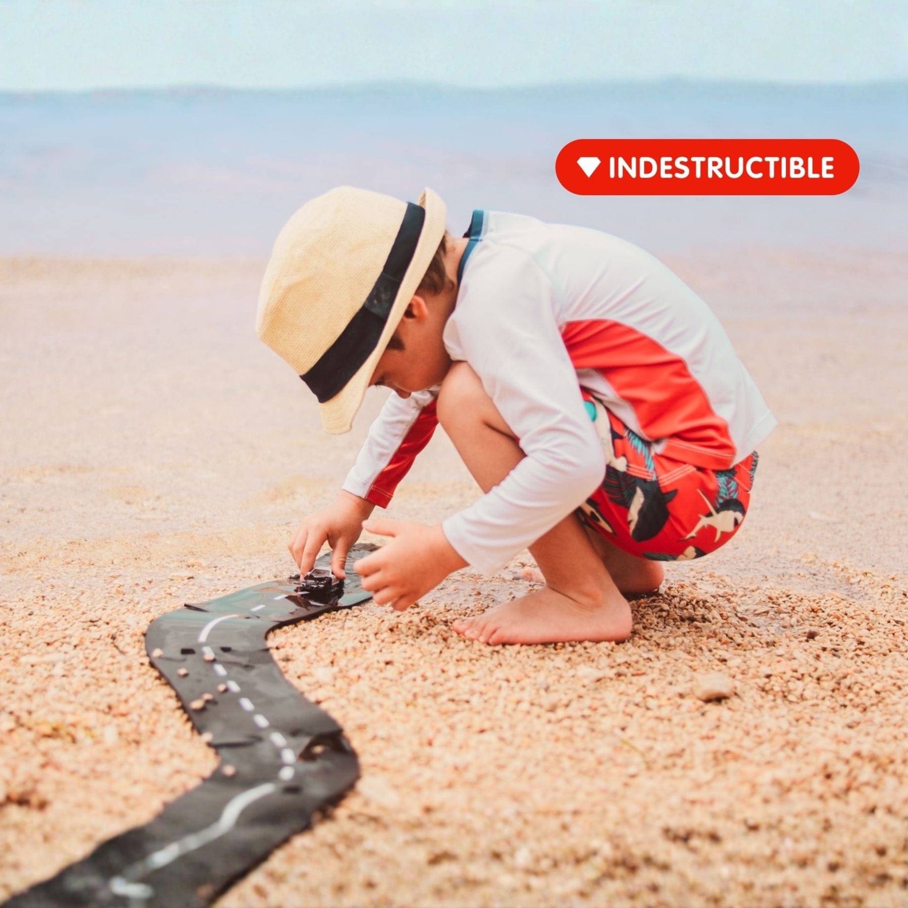 Flexible Spielstrasse aus Gummi – Ringroad | 12 Teile | waytoplay