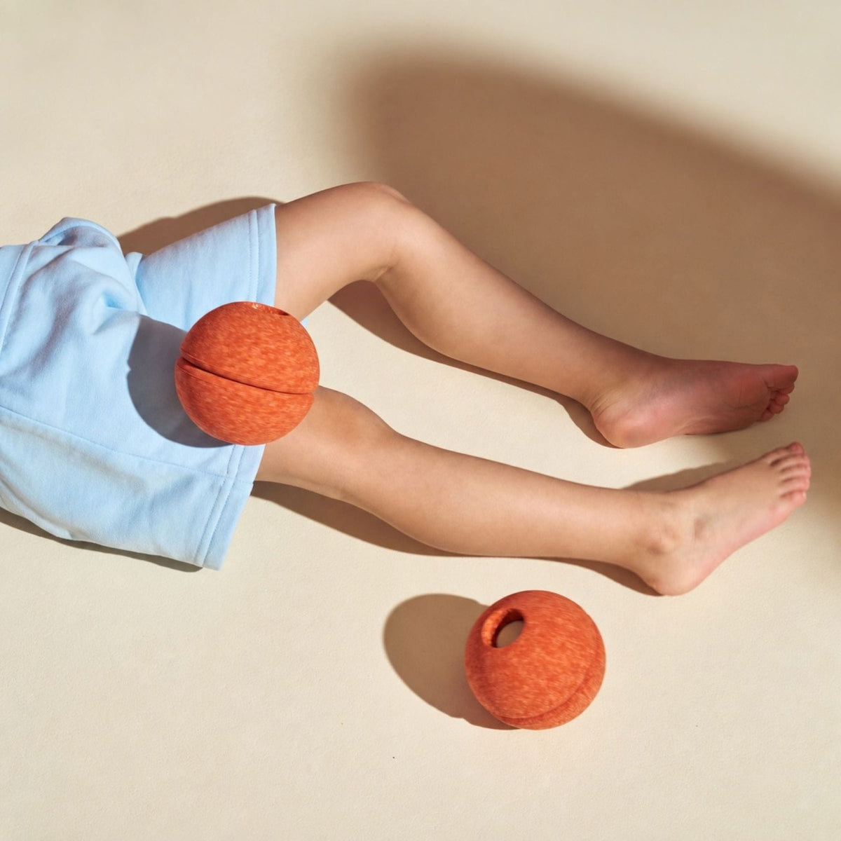 Bewegungsspielzeug MODU Schaumstoffbälle 3er-Set - Ballspiel, Trittsteine & Bausteine