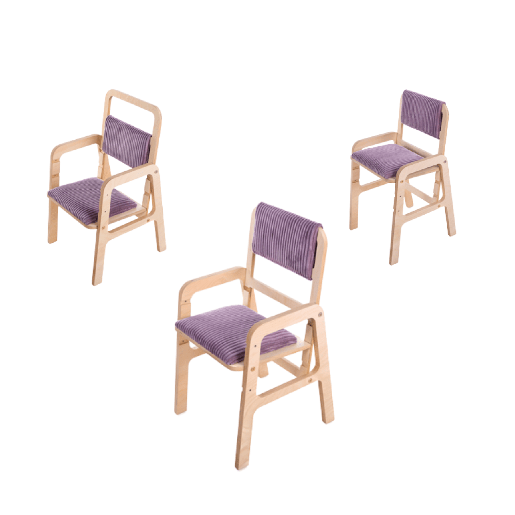 Verstellbarer Montessori Kindertisch und Stuhl Set luula - LeoBabys