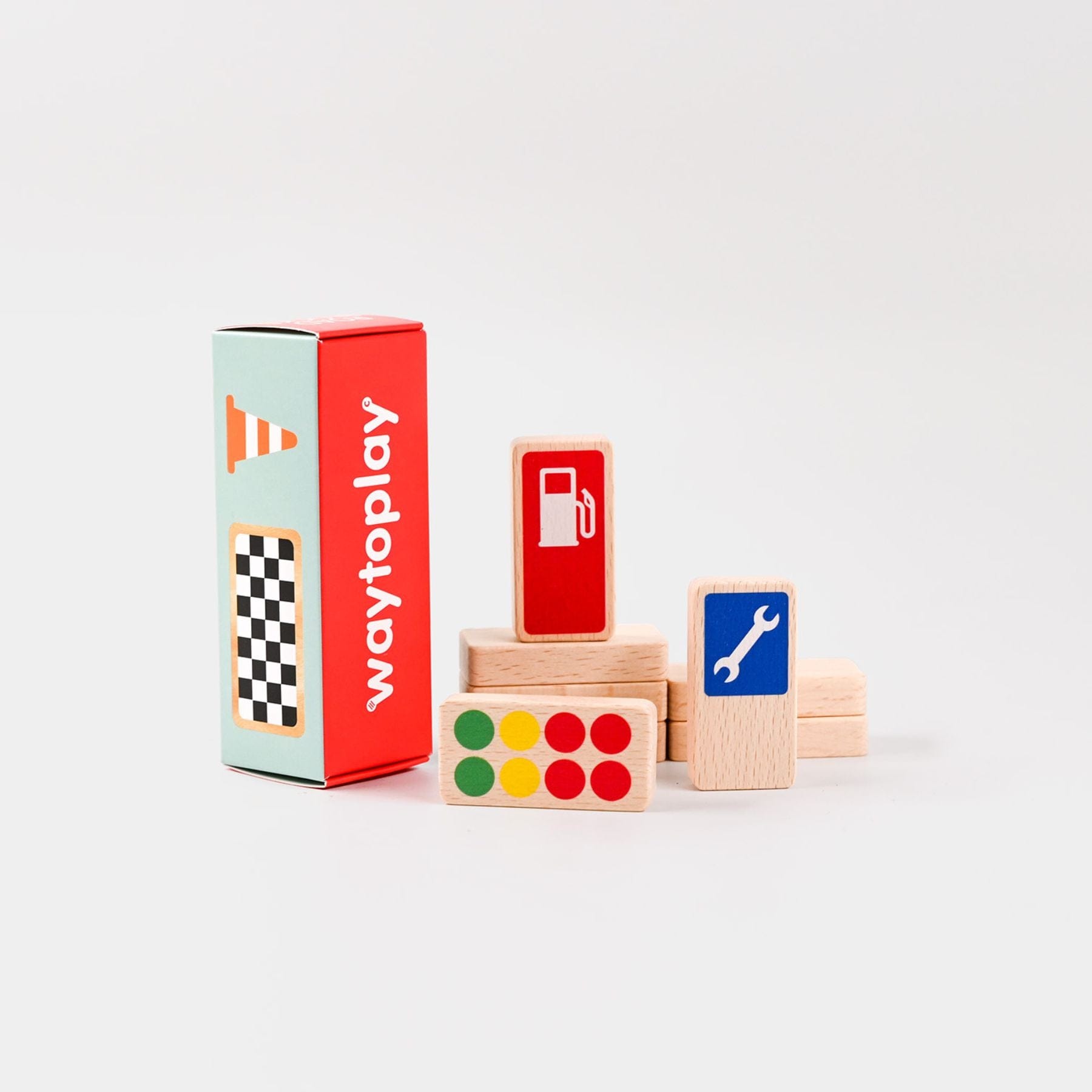 Holz- Rennsportschilder für Spielstrassen – Race Signs | waytoplay - LeoBabys