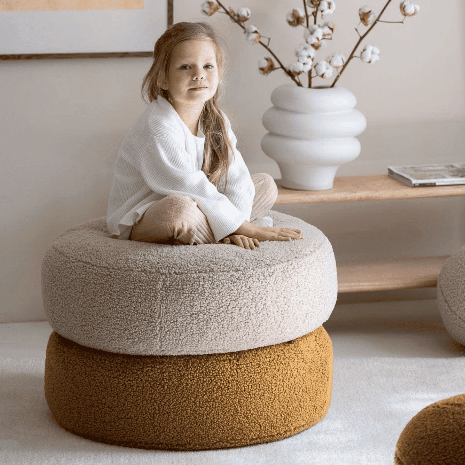 Kinder-Sitzkissen aus Teddy I wigiwama - LeoBabys