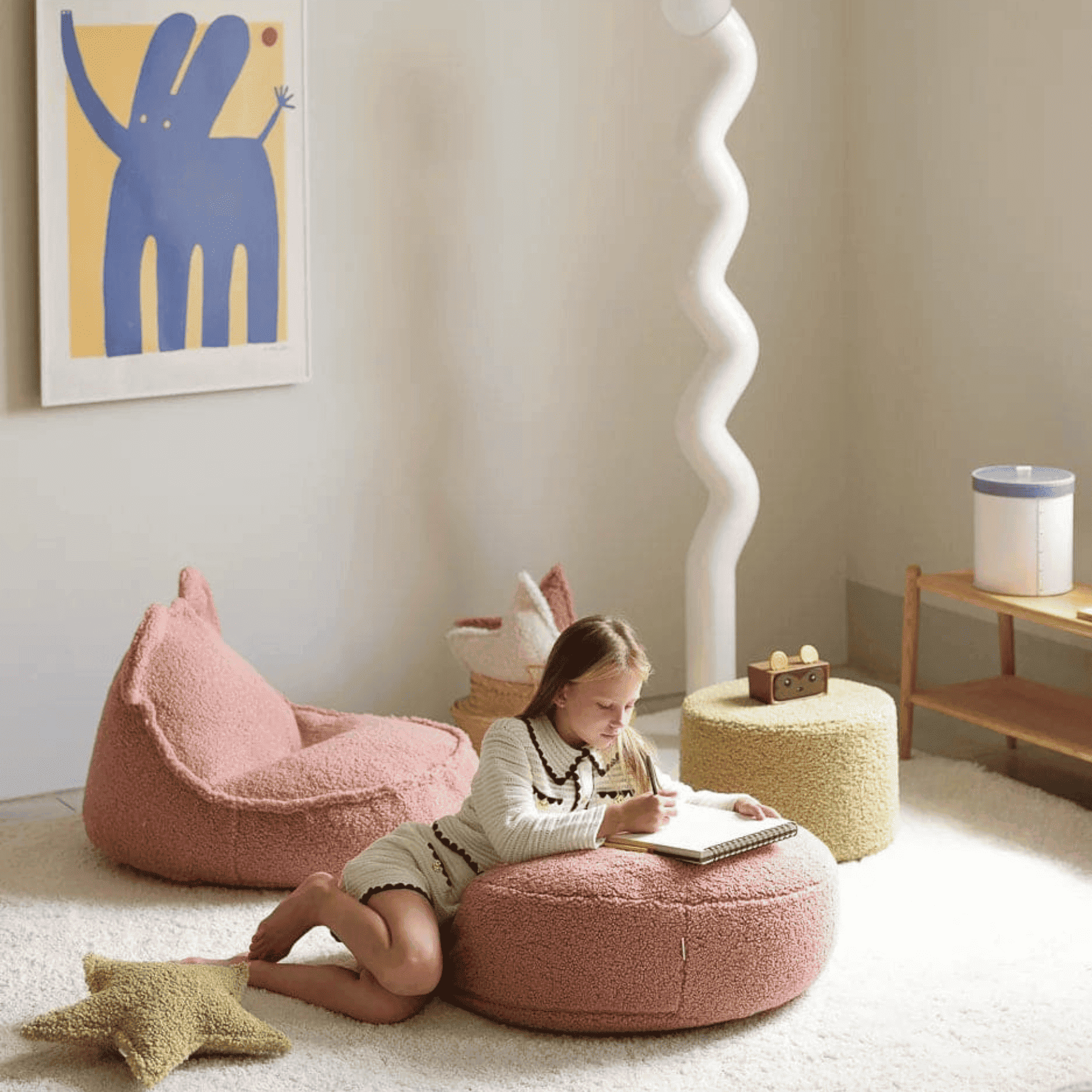 Kinder-Sitzkissen aus Teddy I wigiwama - LeoBabys
