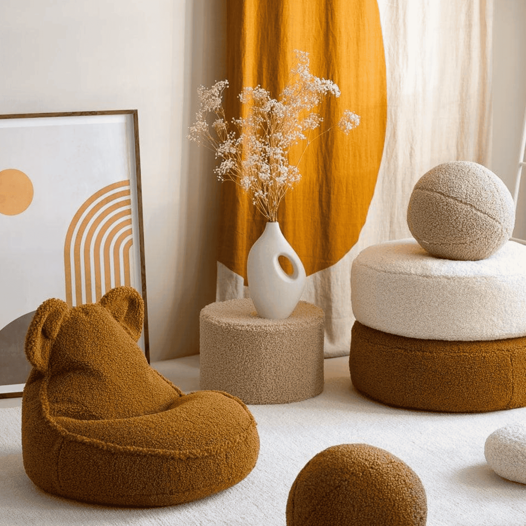 Kinder-Sitzkissen aus Teddy I wigiwama - LeoBabys