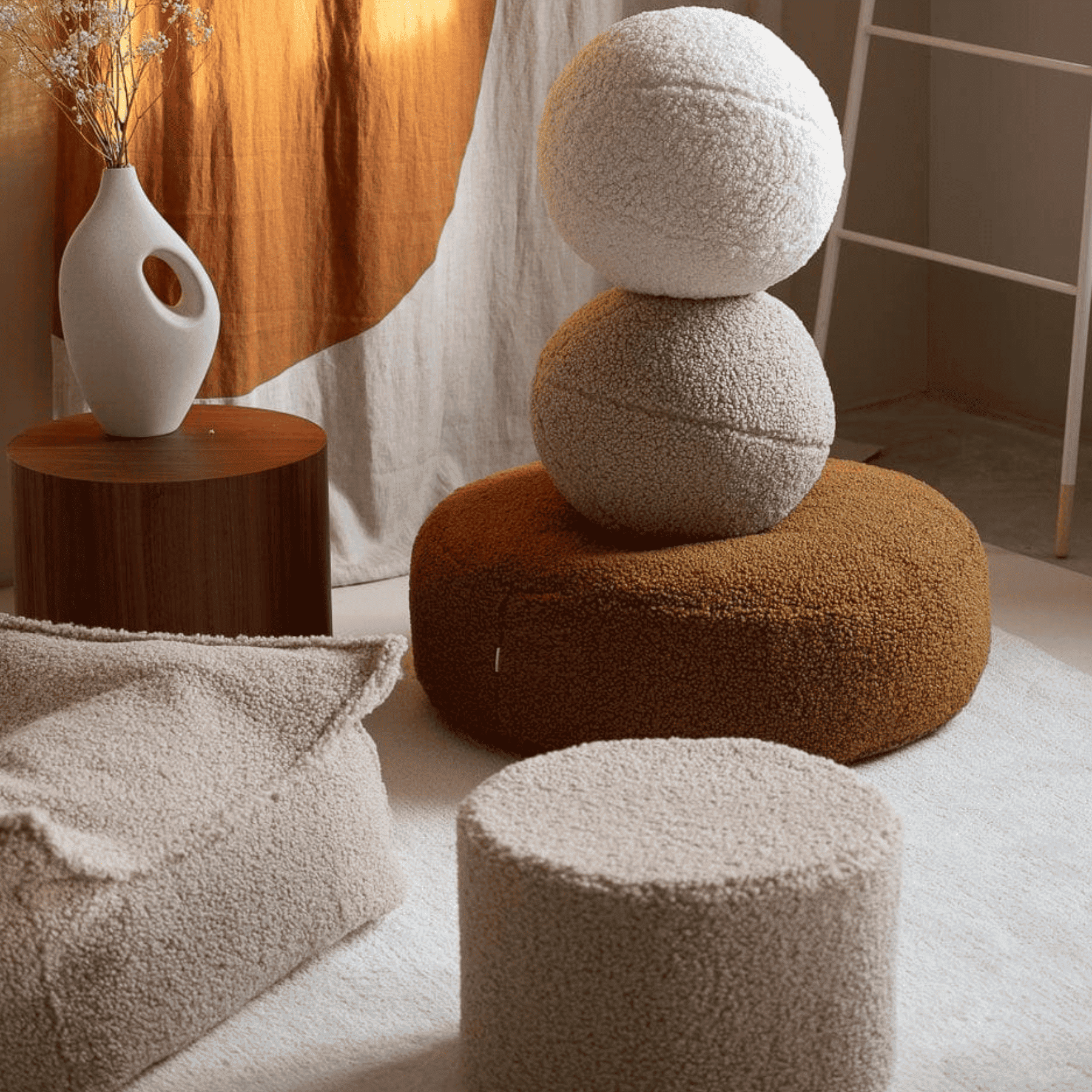 Kinder-Sitzkissen aus Teddy I wigiwama - LeoBabys