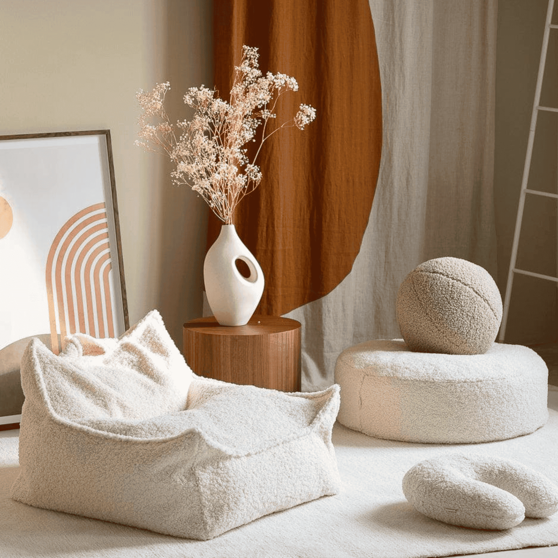 Kinder-Sitzkissen aus Teddy I wigiwama - LeoBabys