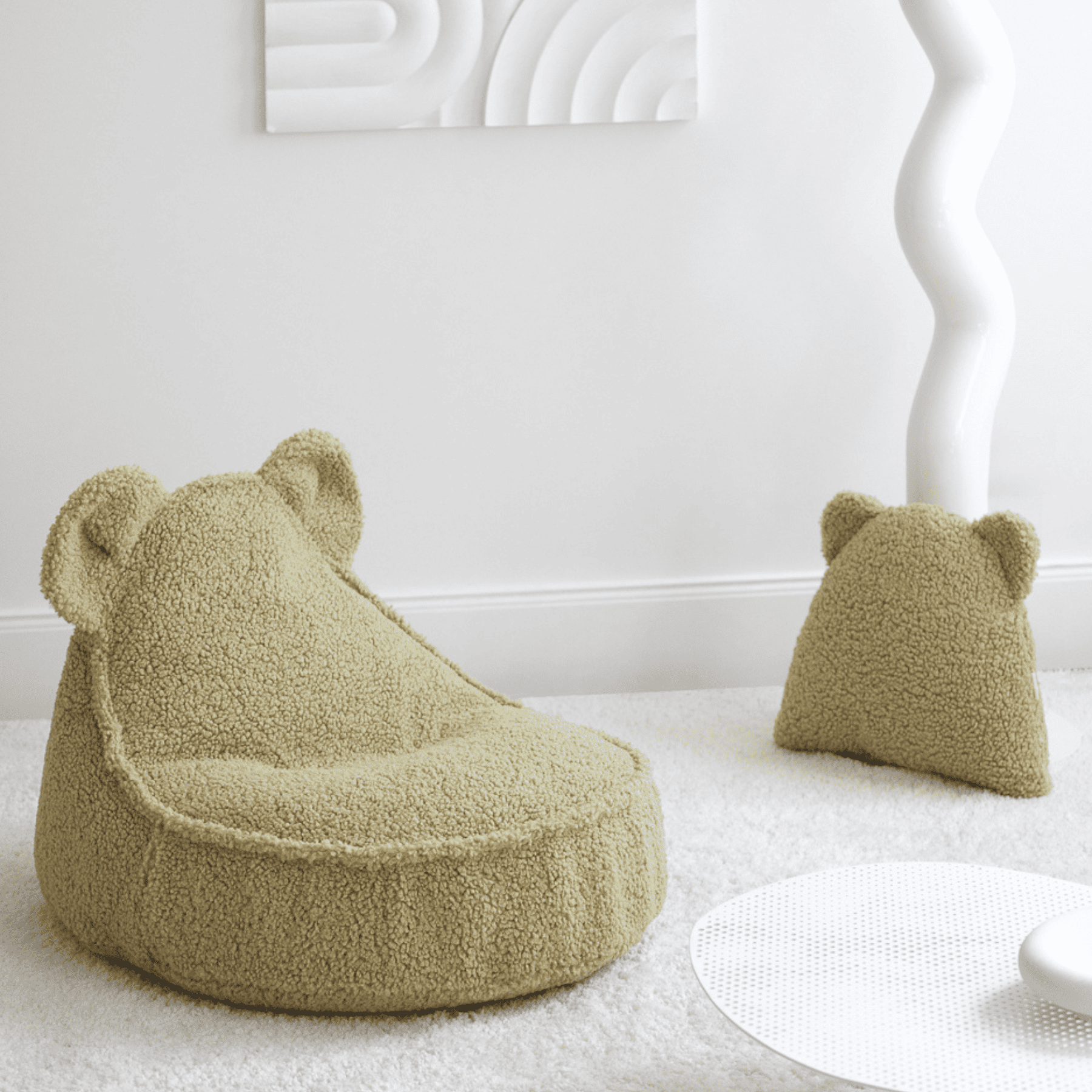 Kinder-Sitzsack Bär aus Teddy I wigiwama - LeoBabys