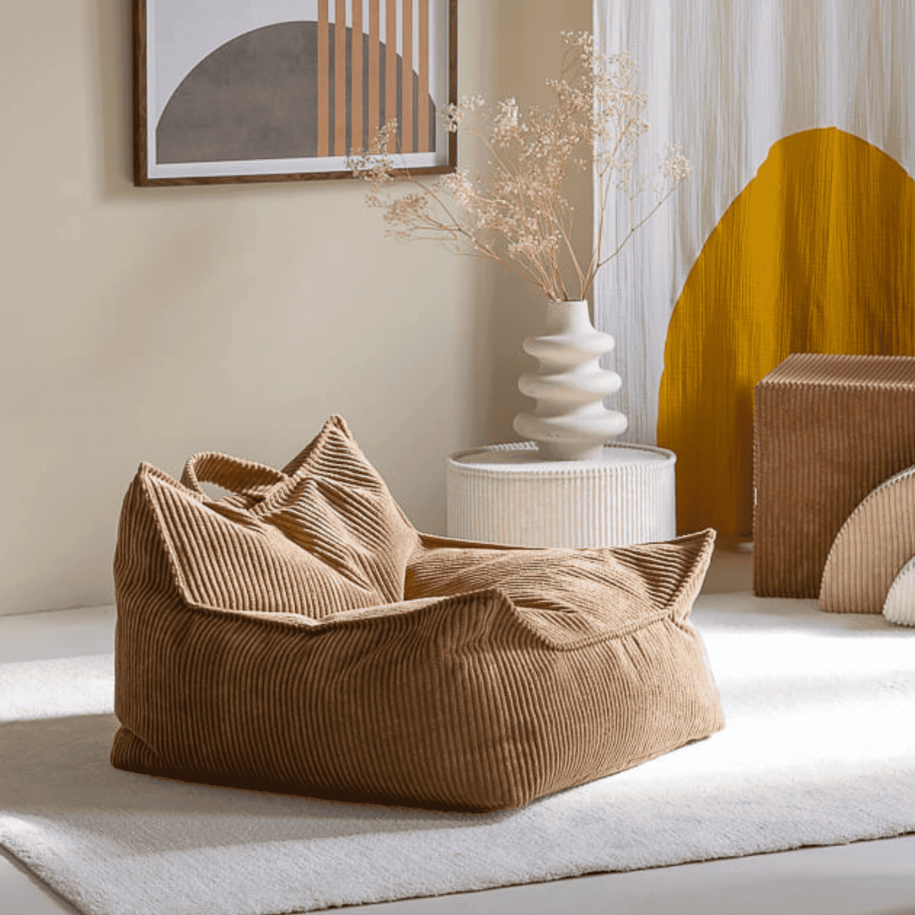 Kinder-Sitzsack Sessel aus Cord I wigiwama - LeoBabys
