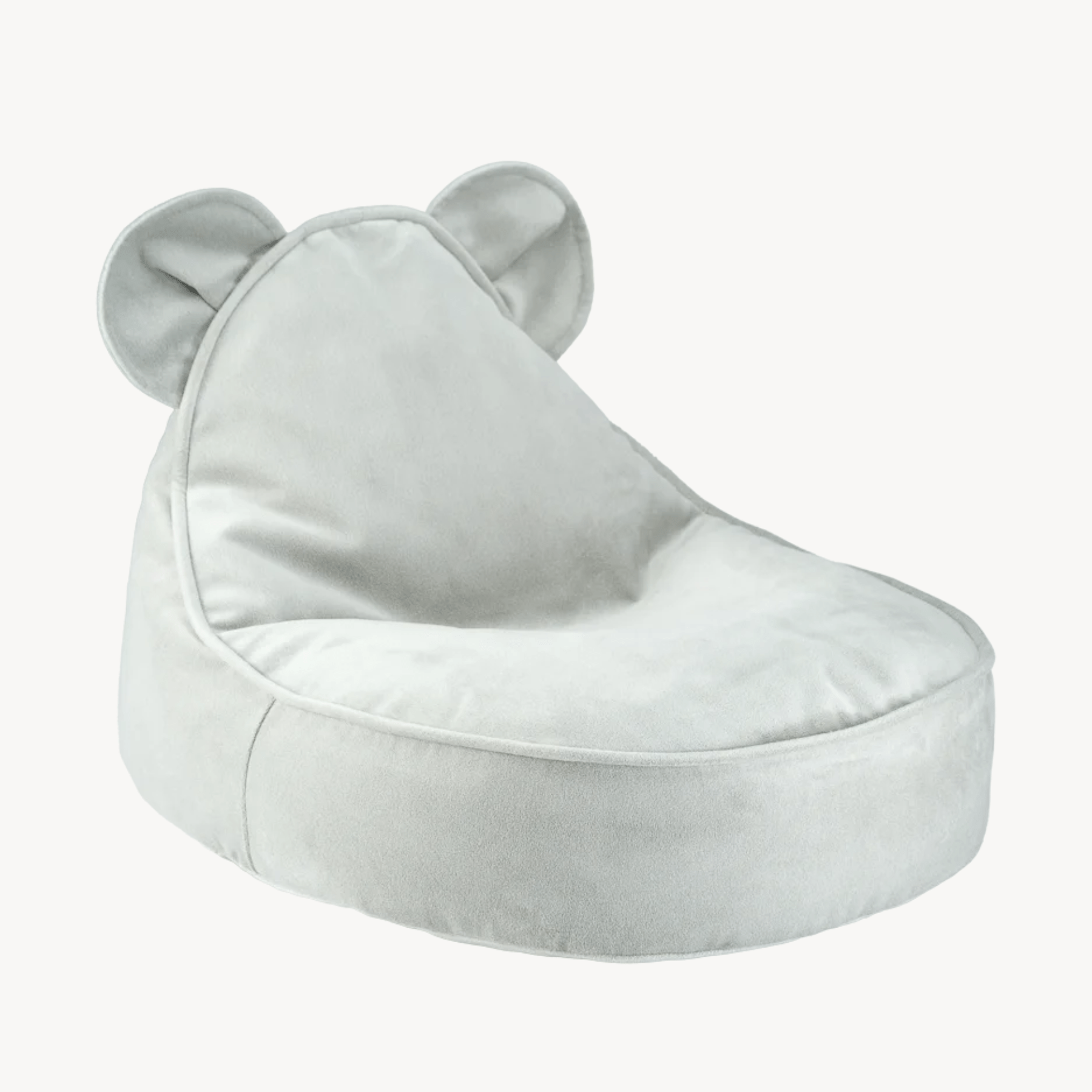 Kinder-Sitzsack Bär aus Samt I wigiwama - LeoBabys