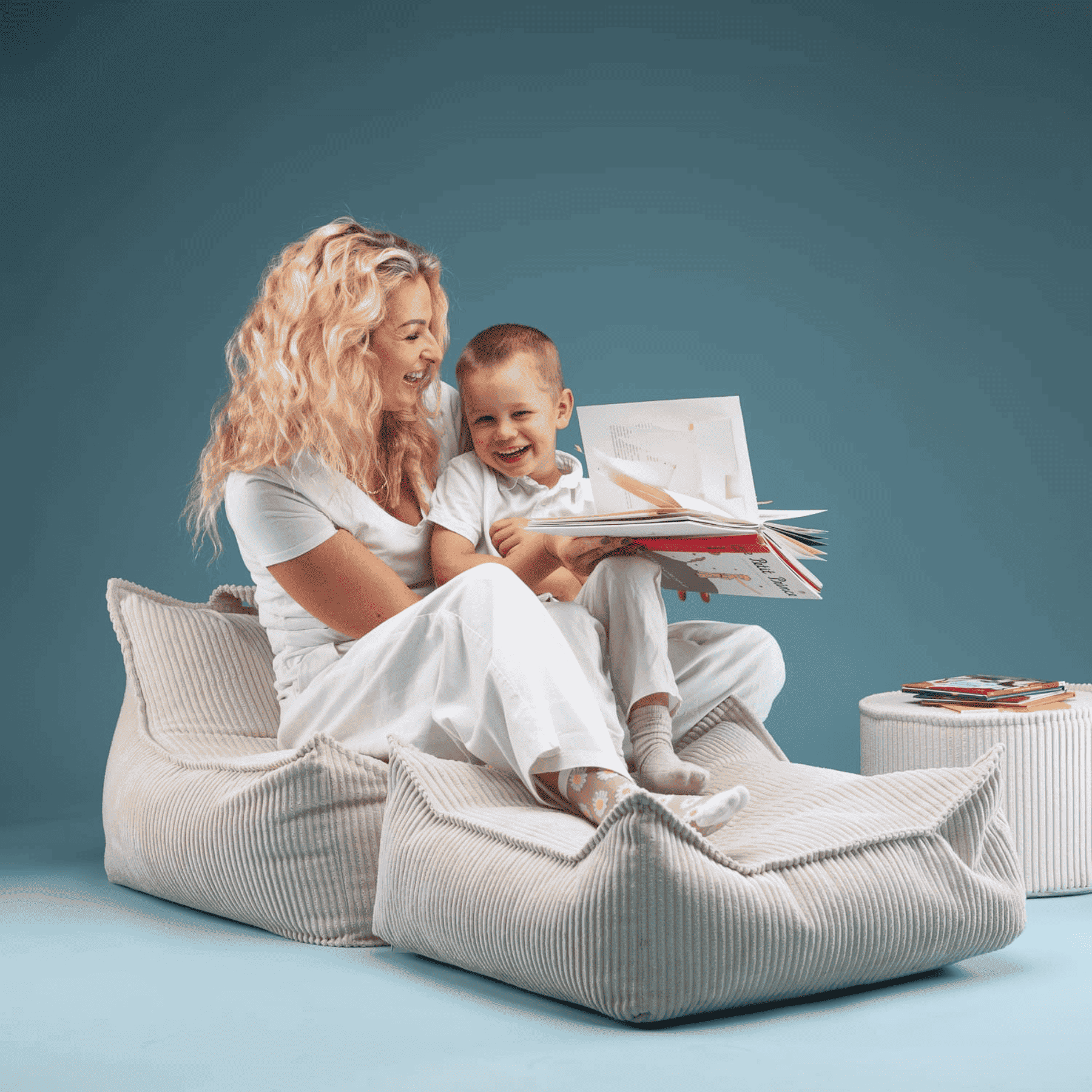 Kinder-Sitzsack Sessel aus Cord I wigiwama - LeoBabys