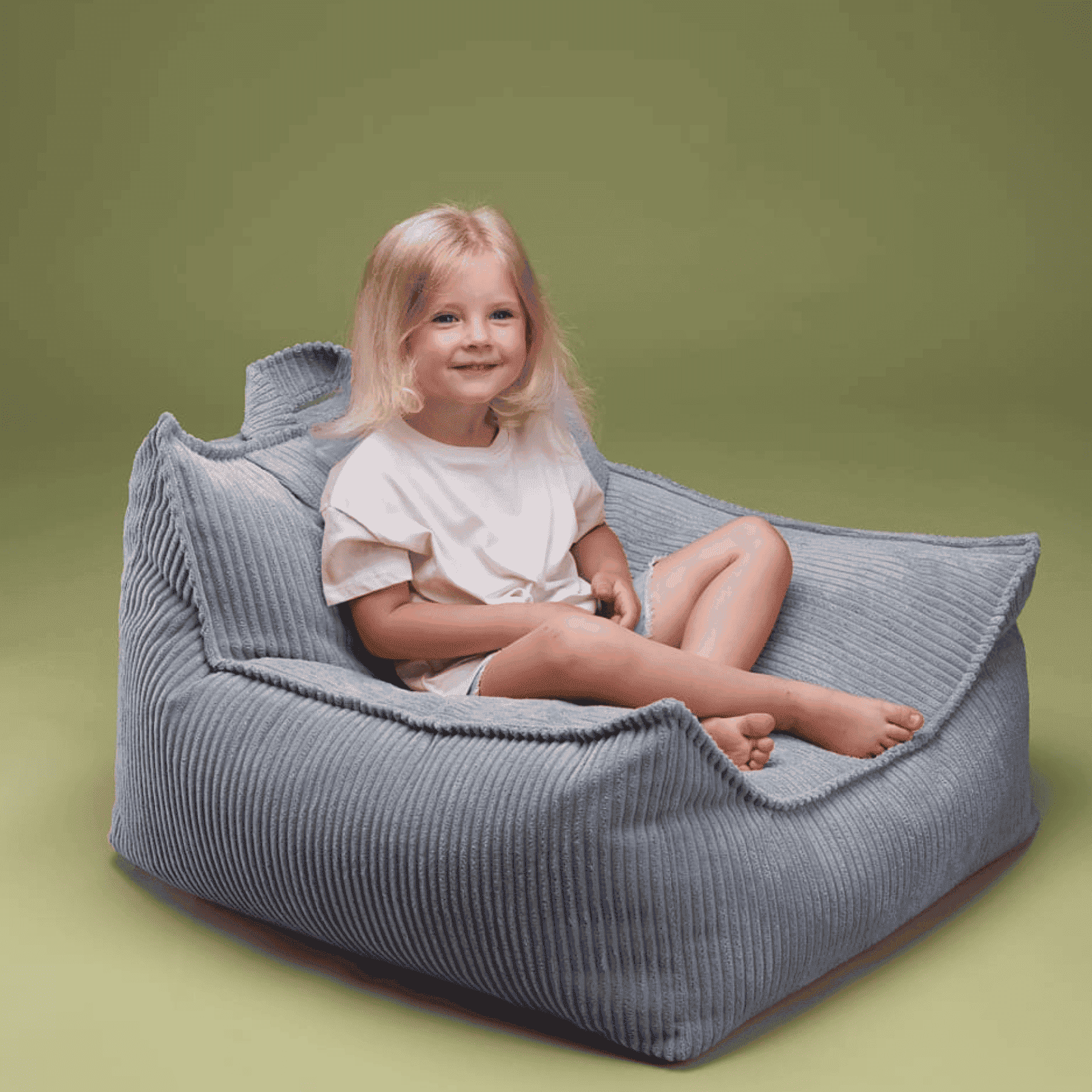 Kinder-Sitzsack Sessel aus Cord I wigiwama - LeoBabys