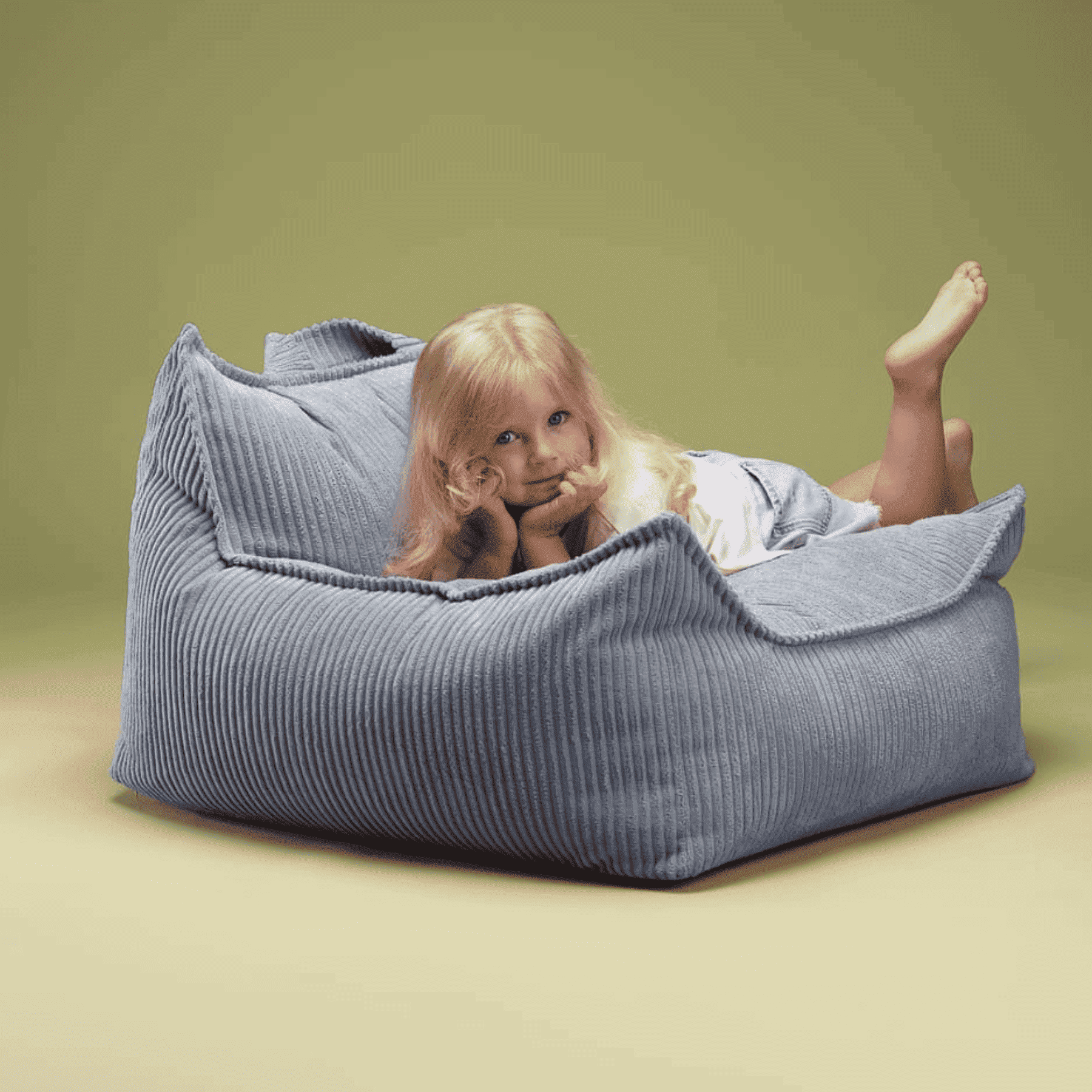 Kinder-Sitzsack Sessel aus Cord I wigiwama - LeoBabys