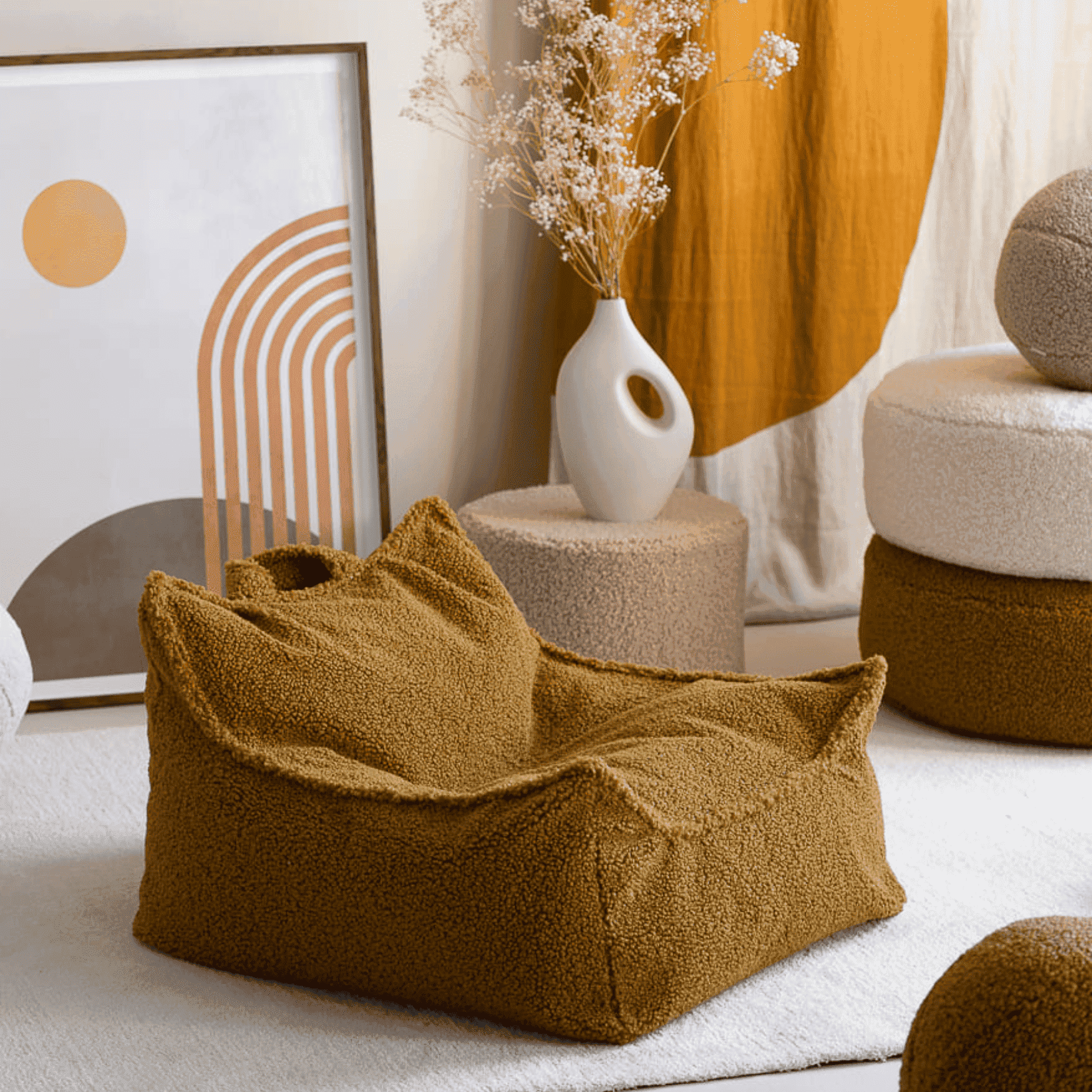 Kinder-Sitzsack Sessel aus Teddy I wigiwama - LeoBabys