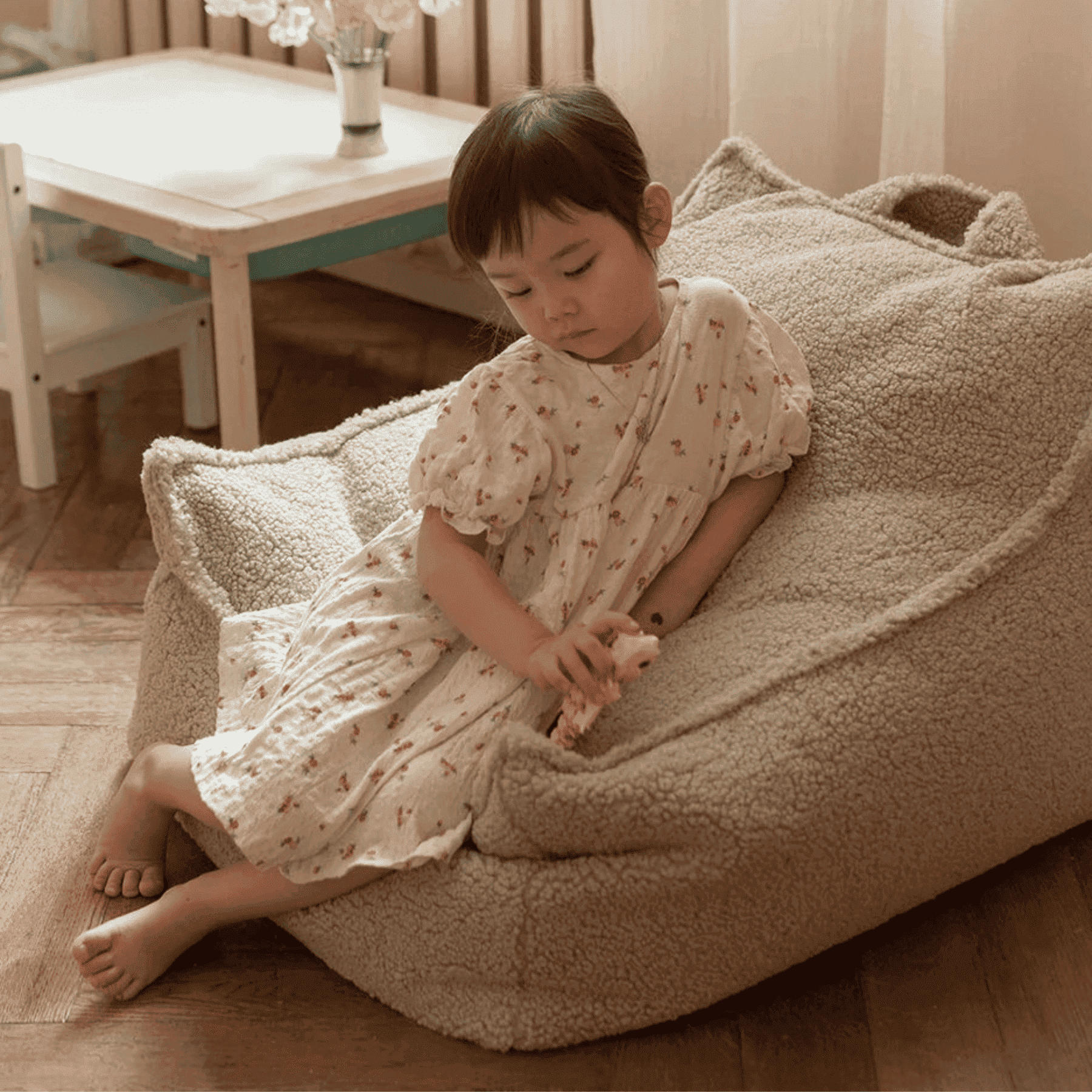 Kinder-Sitzsack Sessel aus Teddy I wigiwama - LeoBabys