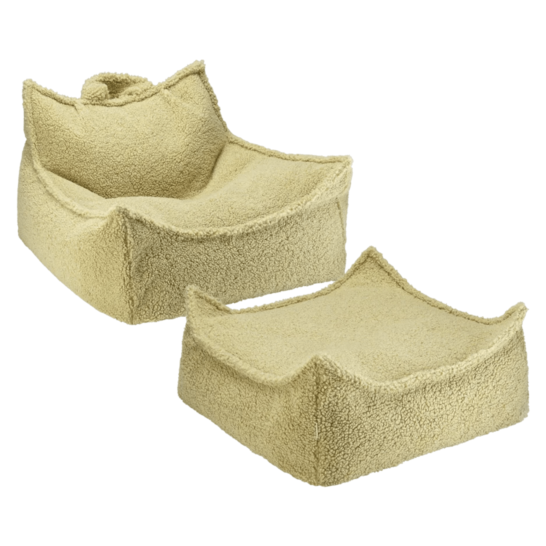 Kinder Ottoman Sitzgelegenheit & Beanbag Bundle – Wigiwama